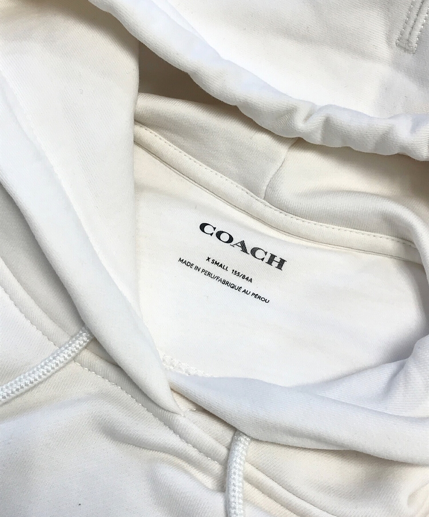 中古・古着通販】COACH (コーチ) スウェットワンピース ホワイト