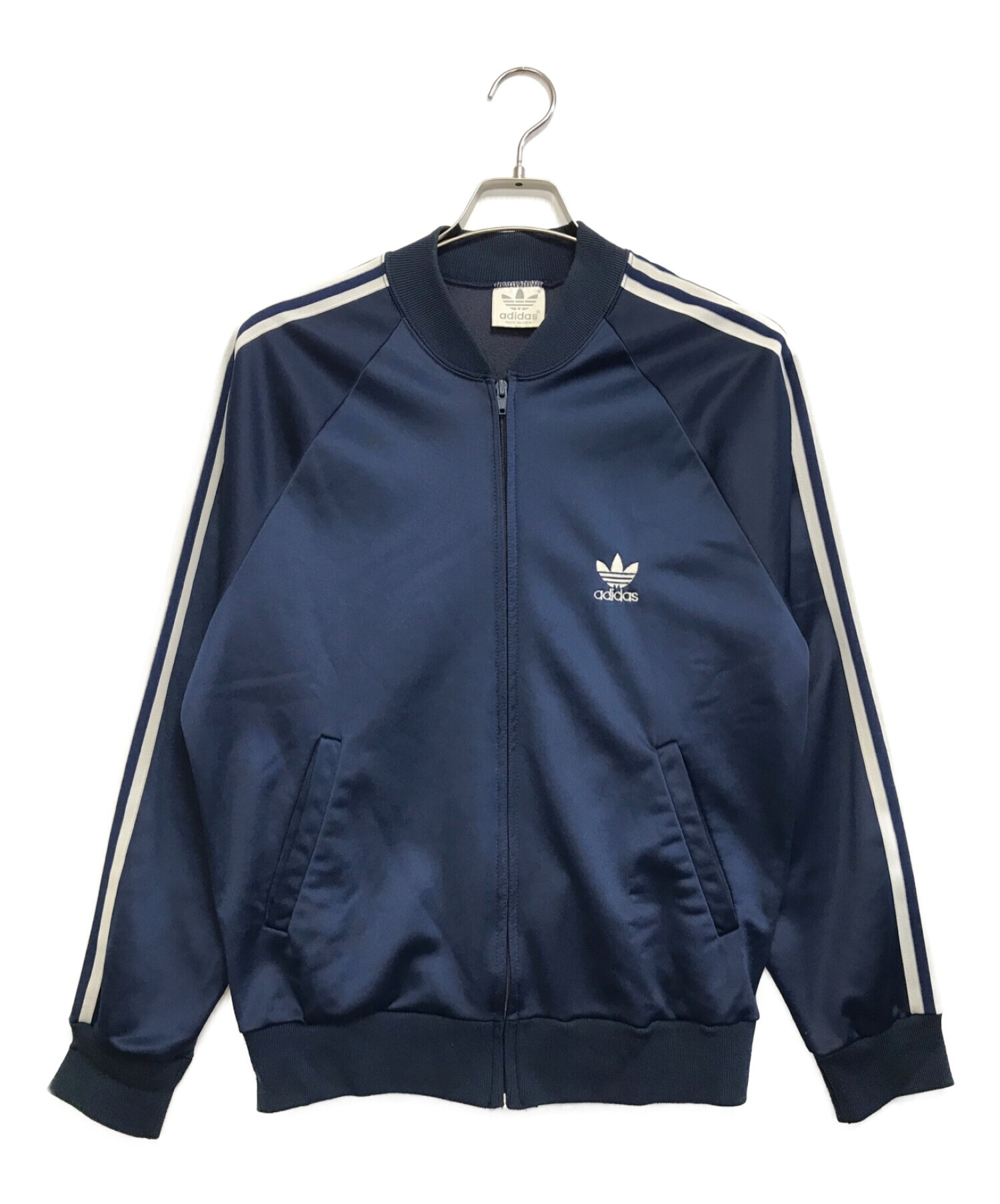 中古・古着通販】adidas (アディダス) トラックジャケット ネイビー