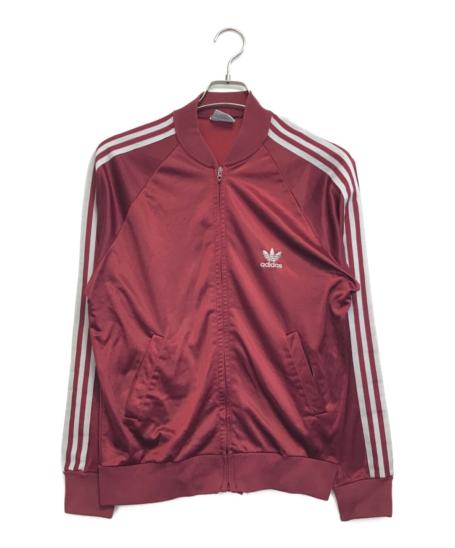 Adidas sst hotsell track jacket maroon