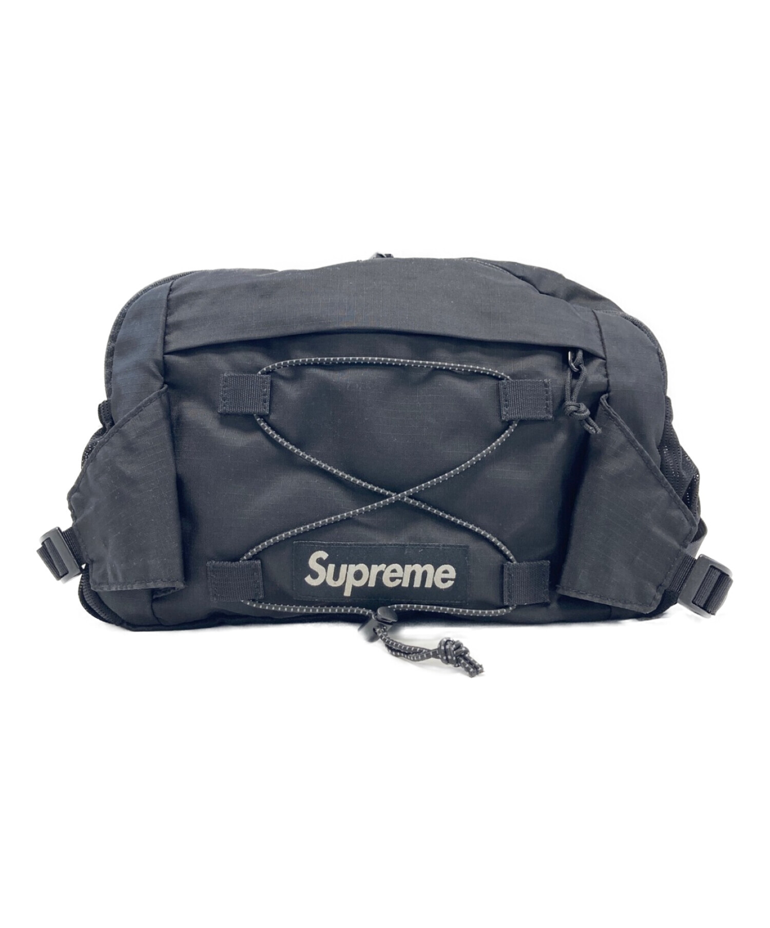 中古・古着通販】SUPREME (シュプリーム) ウエストバッグ ブラック