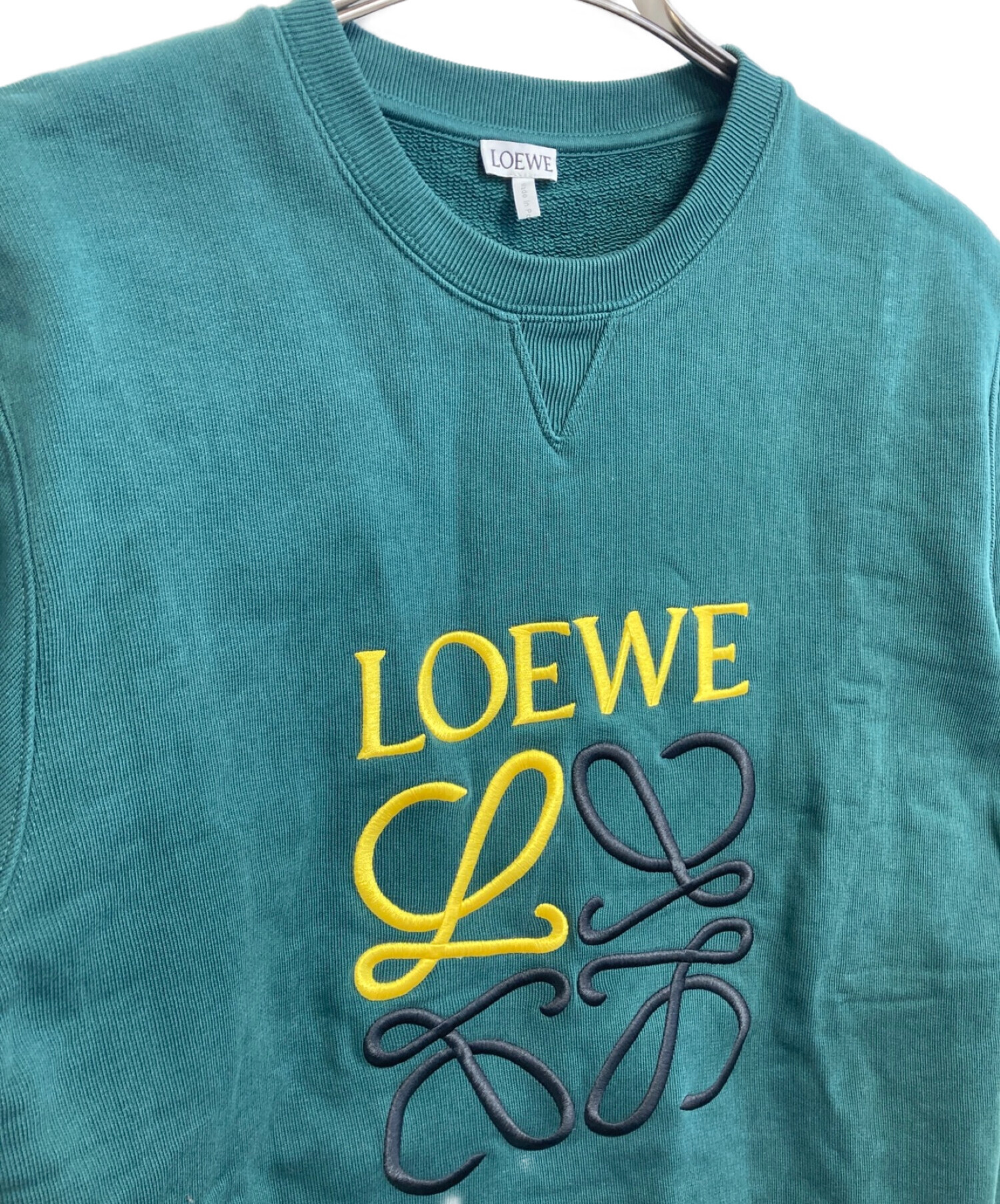 中古・古着通販】LOEWE (ロエベ) アナグラムスウェット グリーン