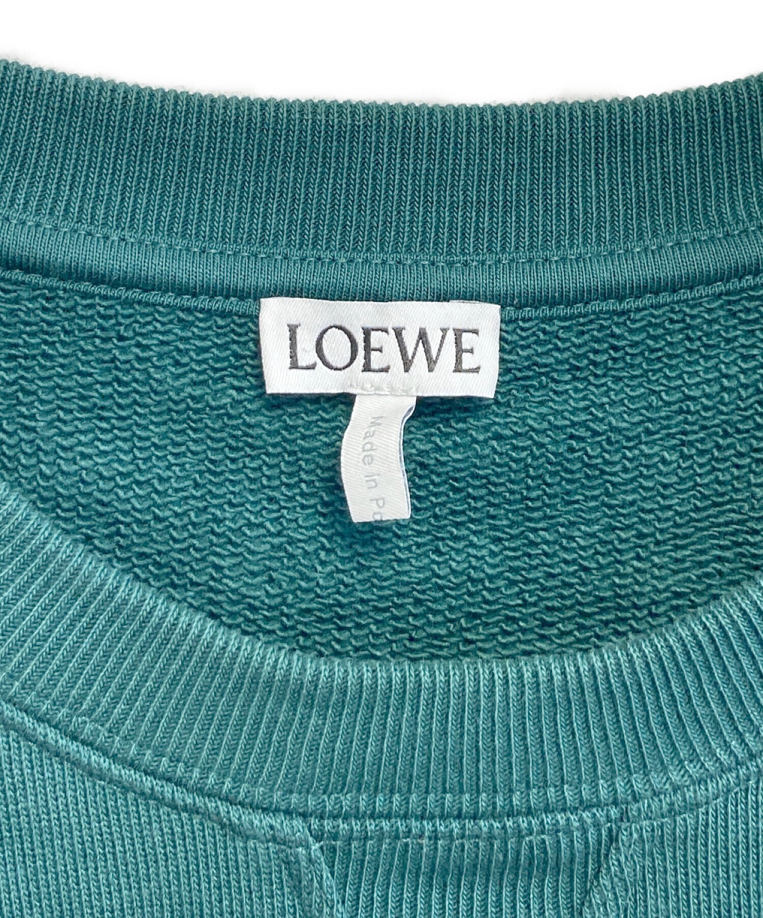 中古・古着通販】LOEWE (ロエベ) アナグラムスウェット グリーン