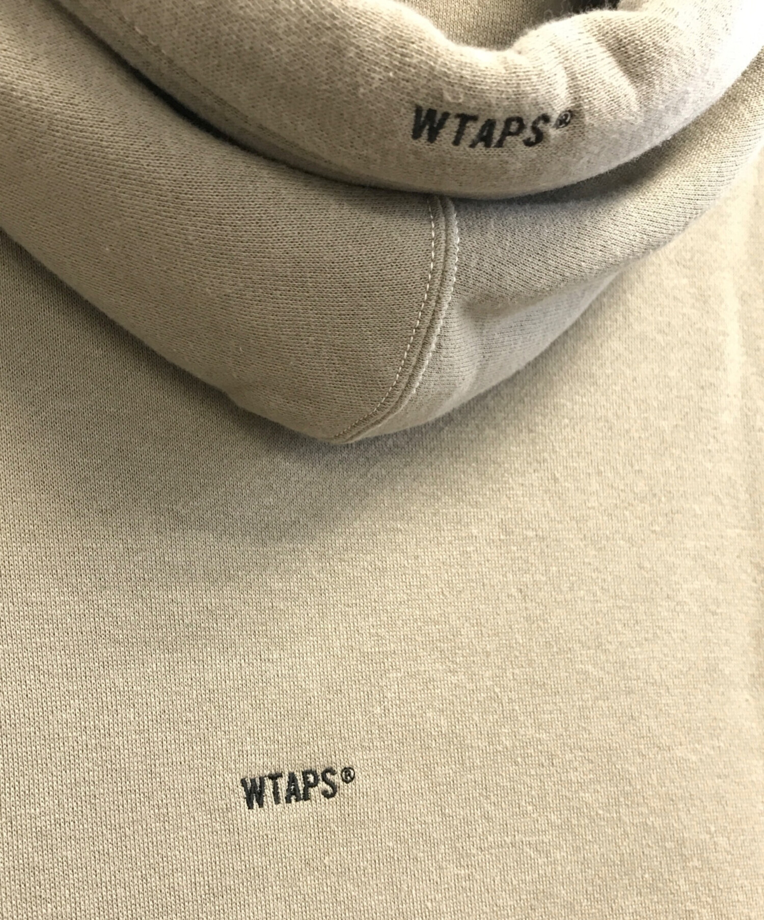 WTAPS (ダブルタップス) コットンテリープルオーバーフーディー カーキ サイズ:X 04