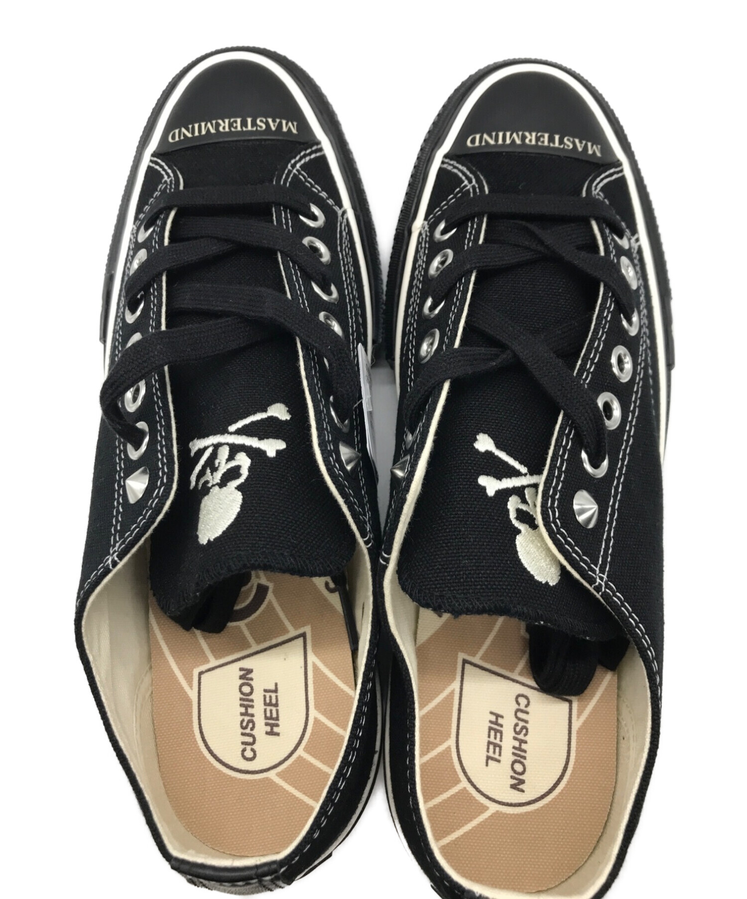 CONVERSE ADDICT (コンバース アディクト) Mastermind JAPAN (マスターマインド ジャパン) ローカットスニーカー  ブラック サイズ:27cm 未使用品