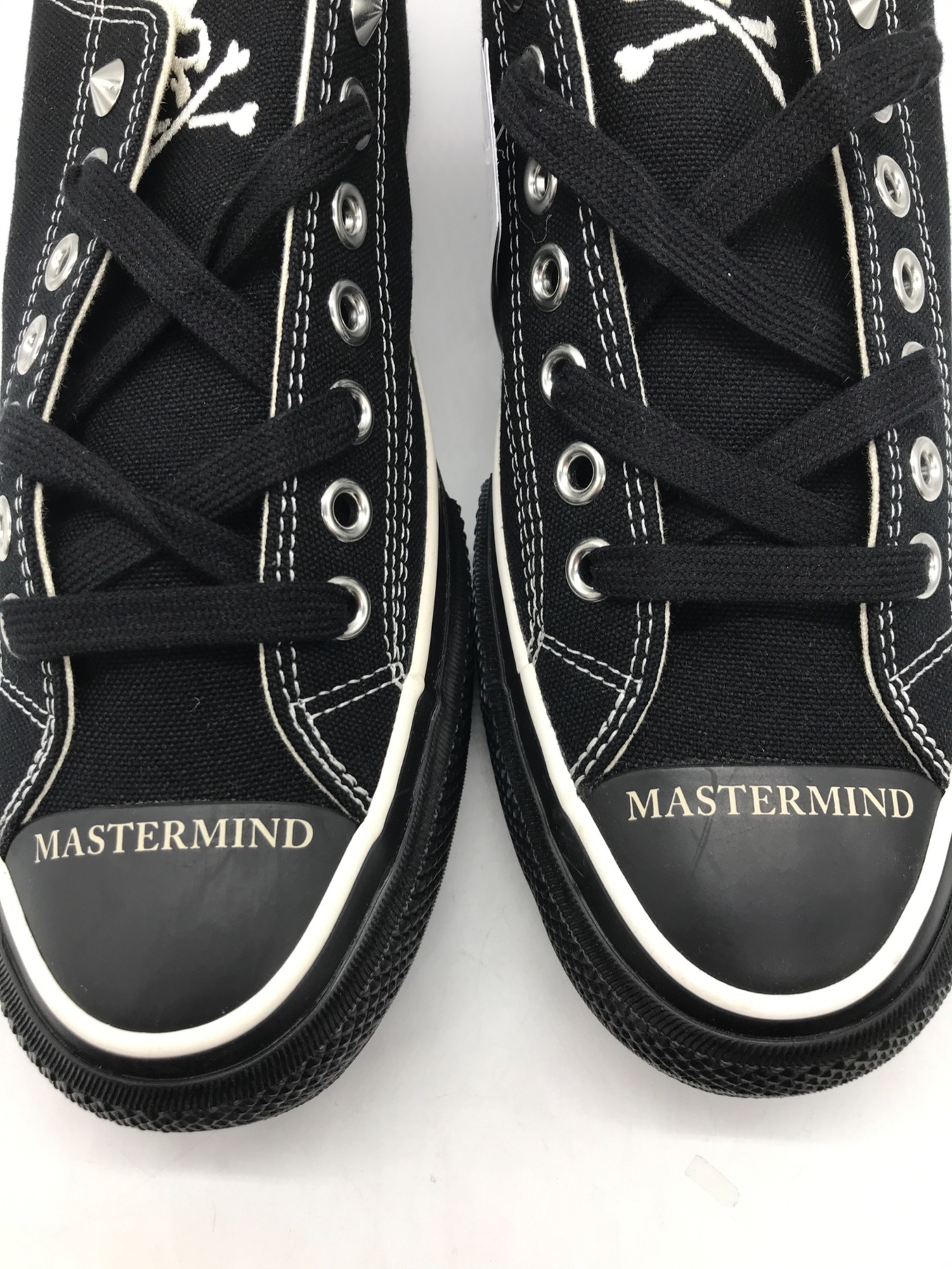 CONVERSE ADDICT (コンバース アディクト) Mastermind JAPAN (マスターマインド ジャパン) ローカットスニーカー  ブラック サイズ:27cm 未使用品