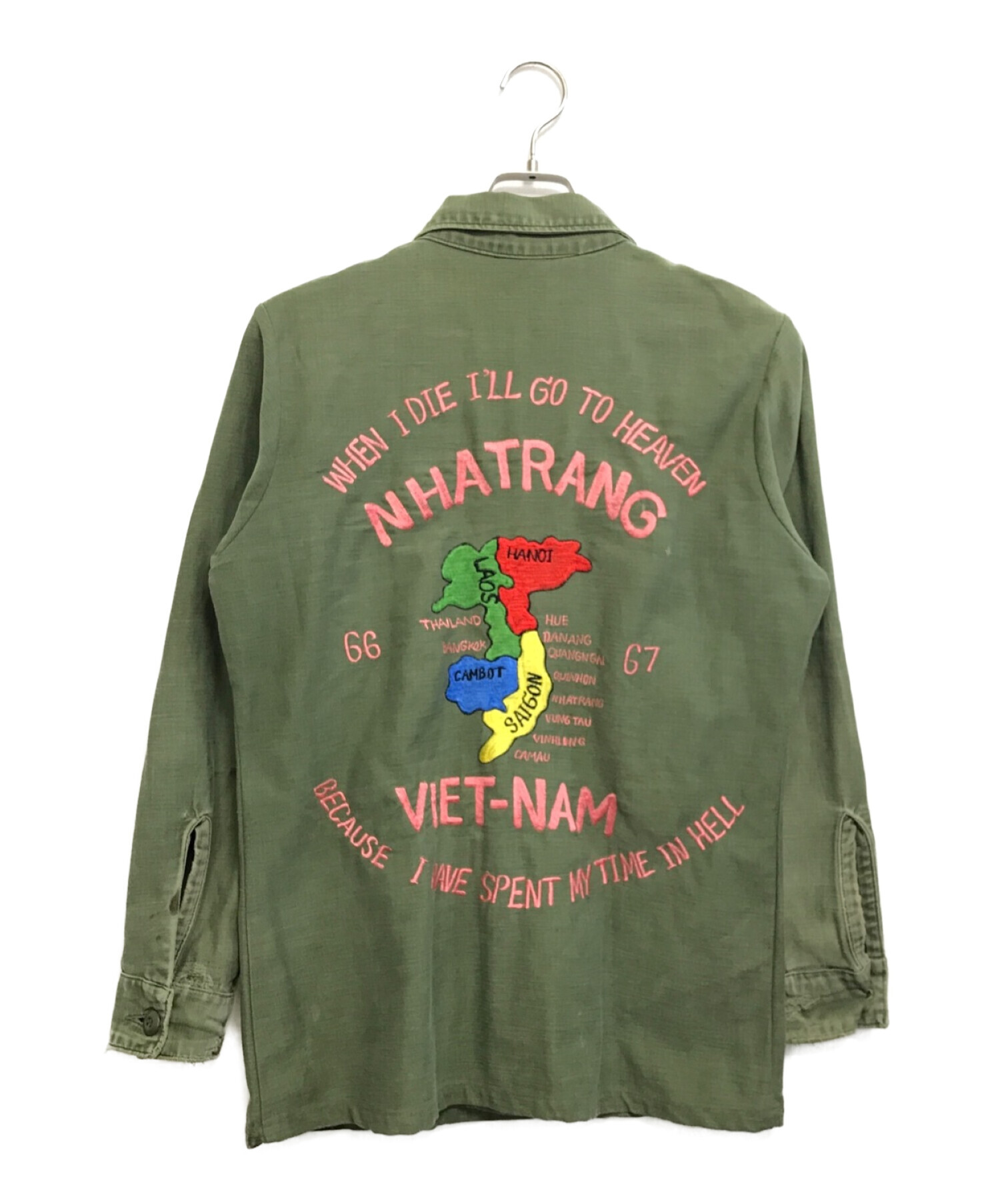 VINTAGE MILITARY (ヴィンテージ ミリタリー) US ARMY 60’sユーティリティーシャツ グリーン サイズ:表記なし