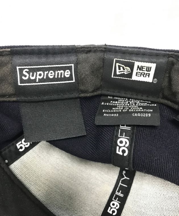 SupremexNew Era1番人気サイズ7 3/8 最終値引き！ - キャップ