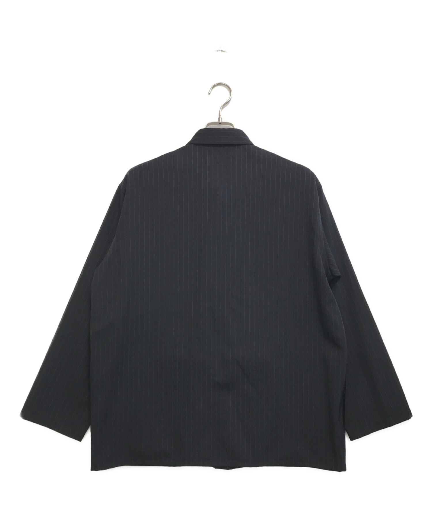 Graphpaper (グラフペーパー) Selvage Wool L/S Box Shirt ネイビー サイズ:2