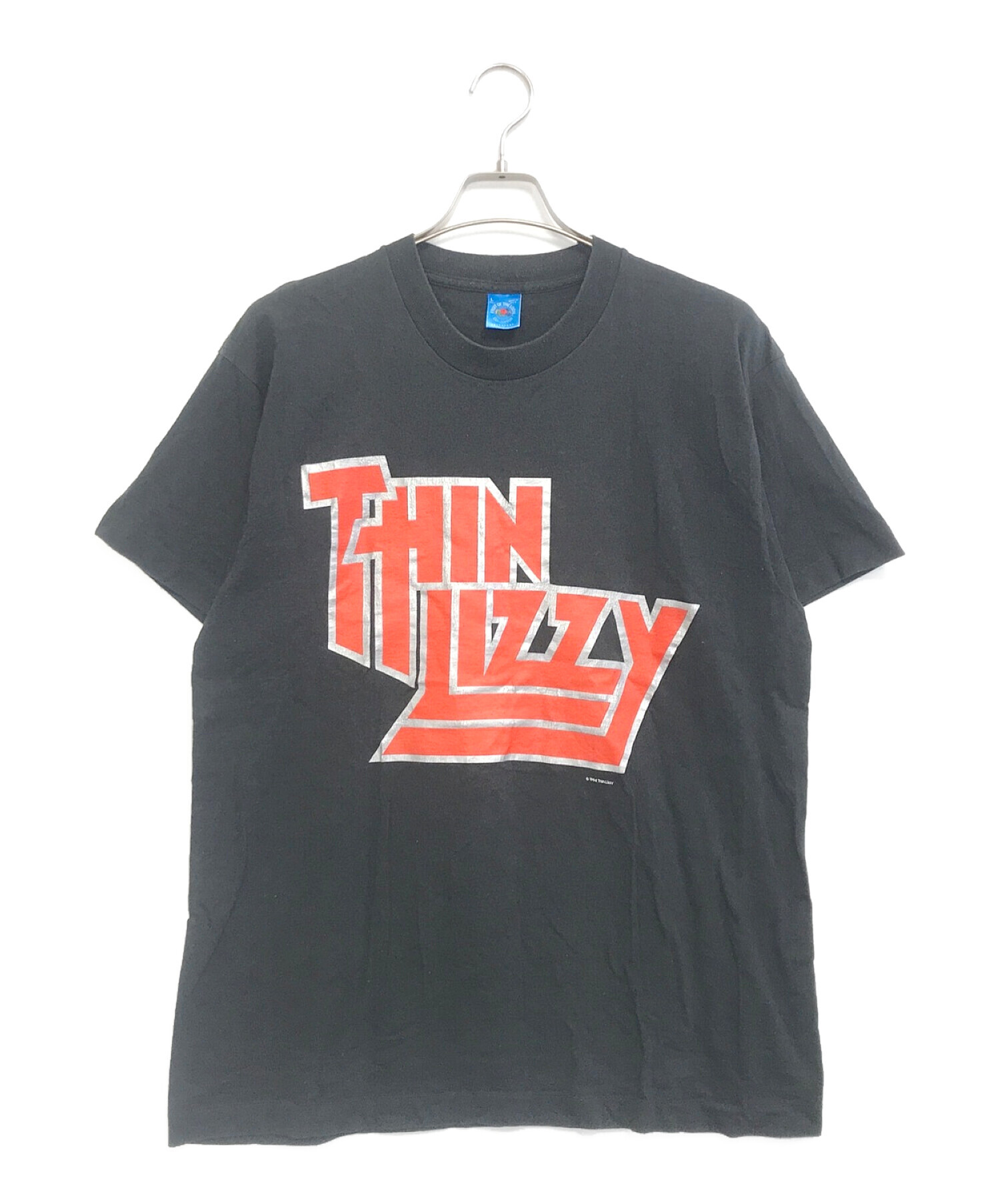 シングルステッチフルーツタグUSA製 90s THIN LIZZY シンリジィ Ｔシャツ　バンドTシャツ