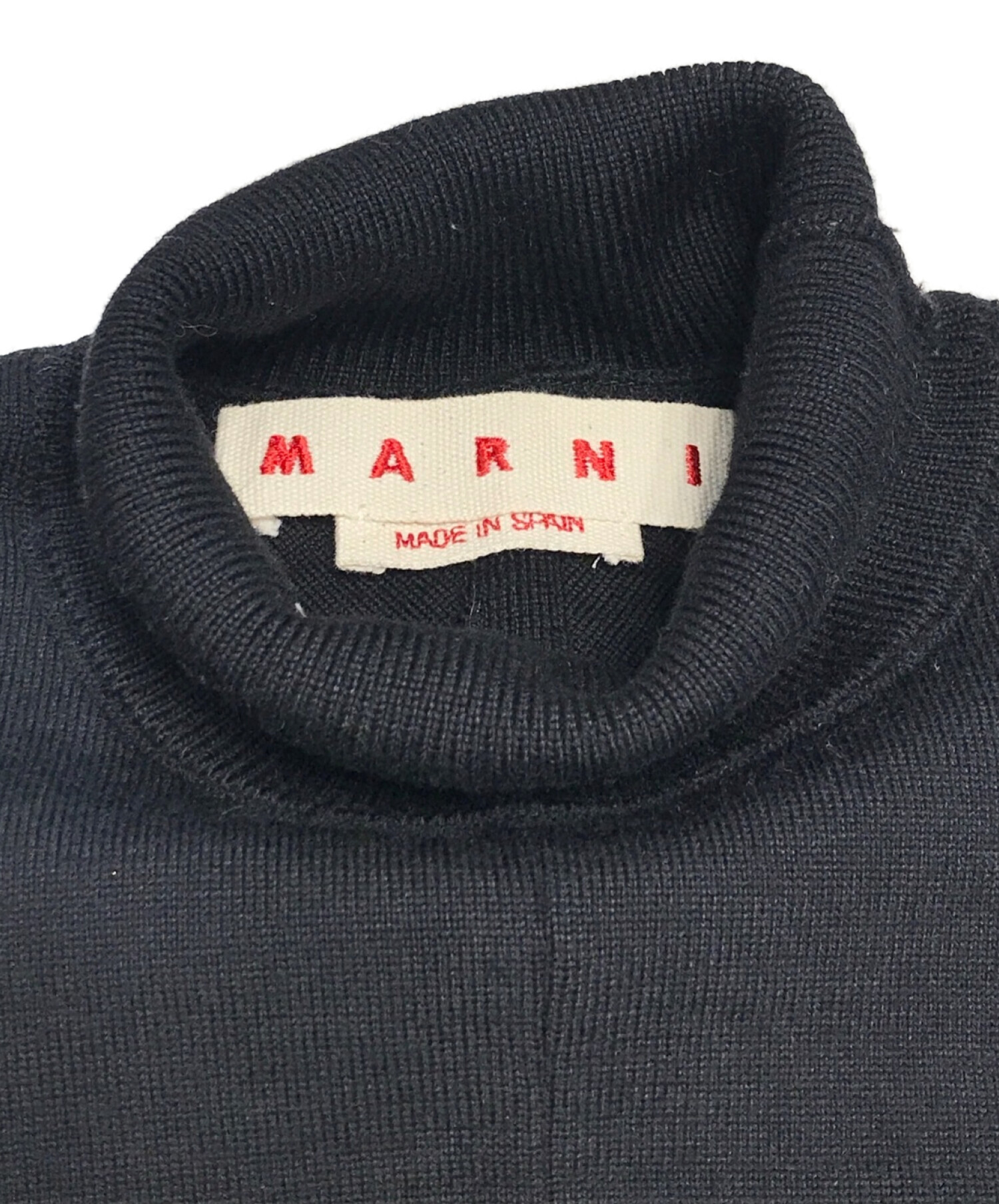 中古・古着通販】MARNI (マルニ) ハイネックニット ブラック サイズ:42｜ブランド・古着通販 トレファク公式【TREFAC  FASHION】スマホサイト