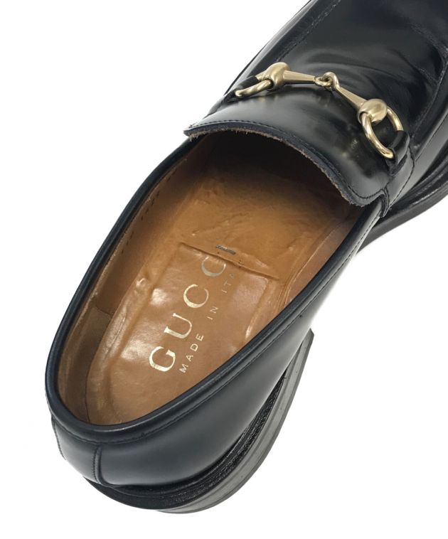 中古・古着通販】GUCCI (グッチ) ビットローファー ブラック サイズ:40