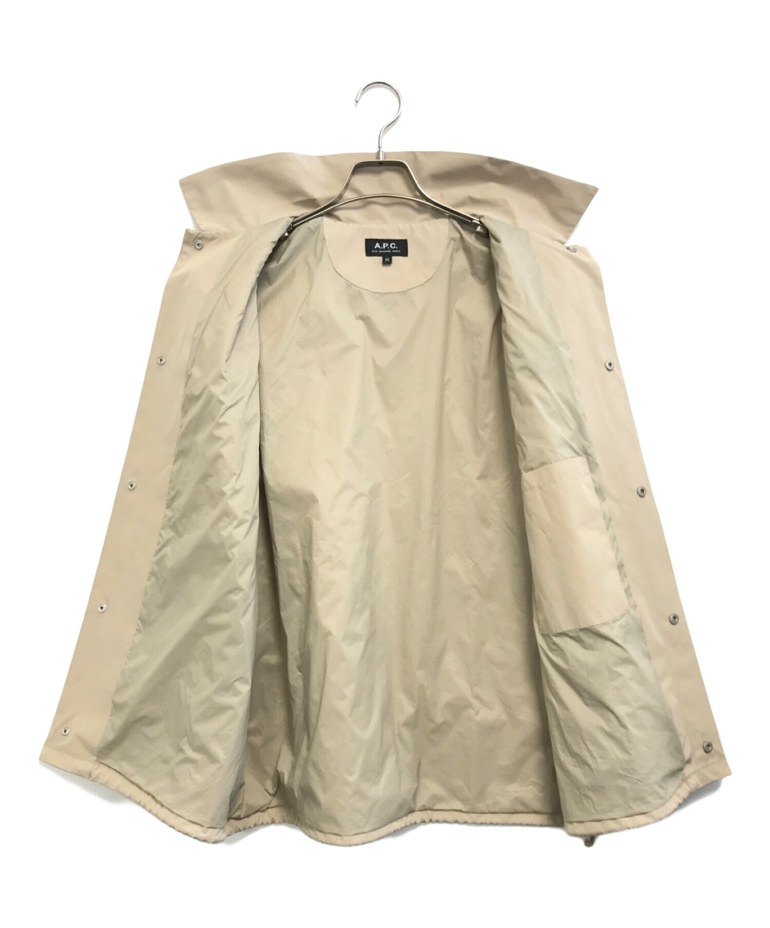 A.P.C. (アーペーセー) BLOUSON RAYMOND コーチジャケット ベージュ サイズ:XS