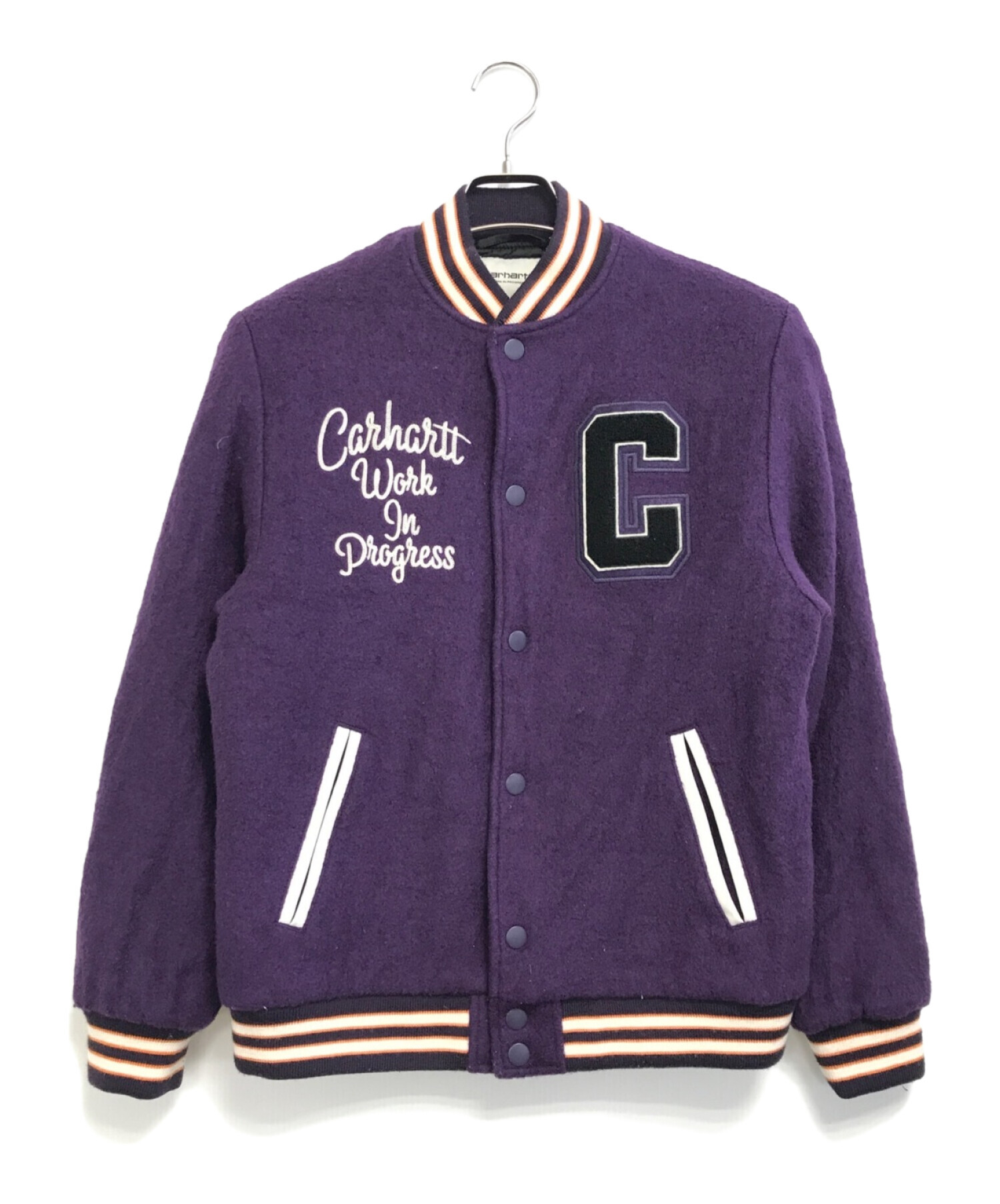 中古・古着通販】Carhartt WIP (カーハート) スタジャン パープル サイズ:S｜ブランド・古着通販 トレファク公式【TREFAC  FASHION】スマホサイト