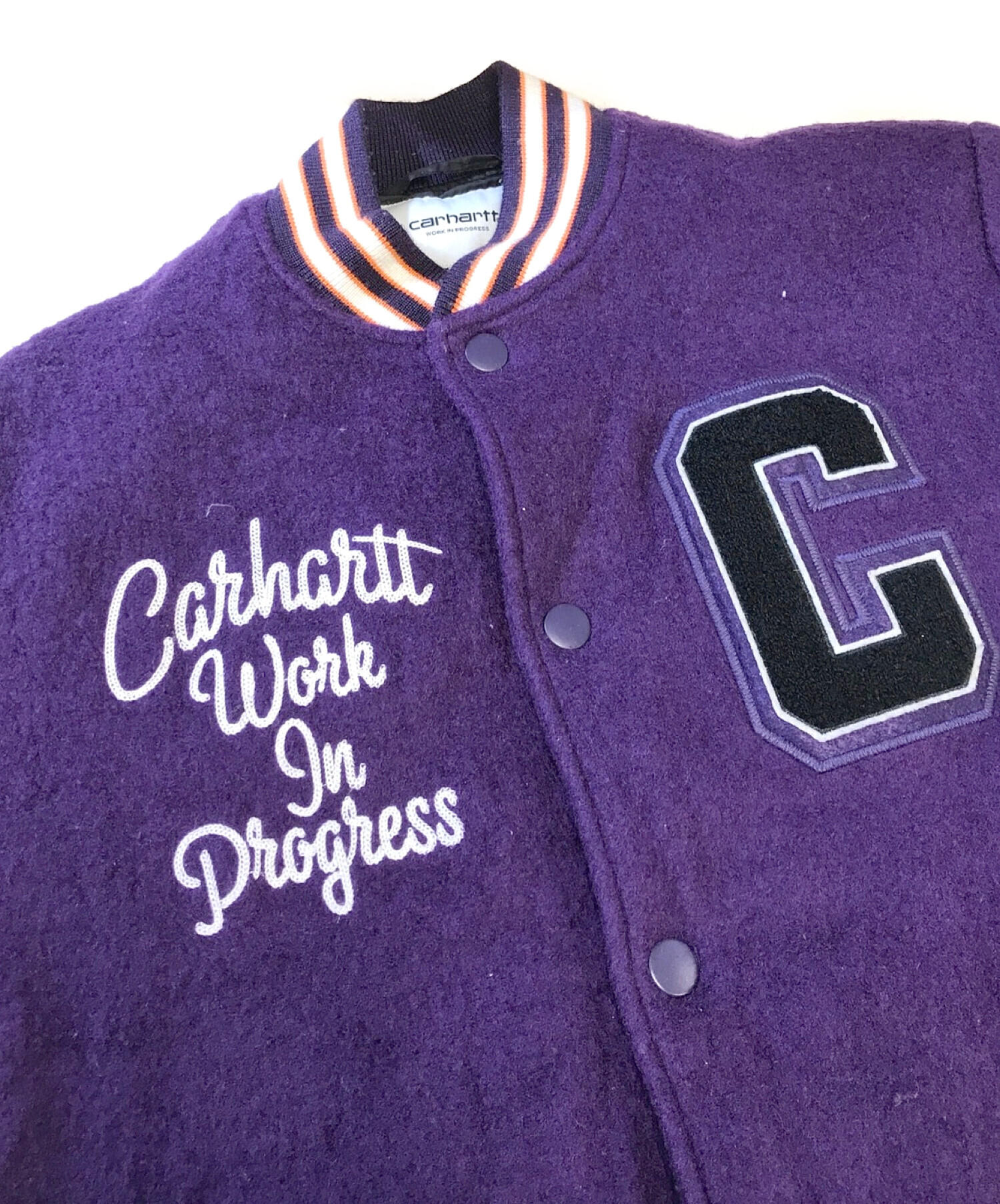 中古・古着通販】Carhartt WIP (カーハート) スタジャン パープル サイズ:S｜ブランド・古着通販 トレファク公式【TREFAC  FASHION】スマホサイト