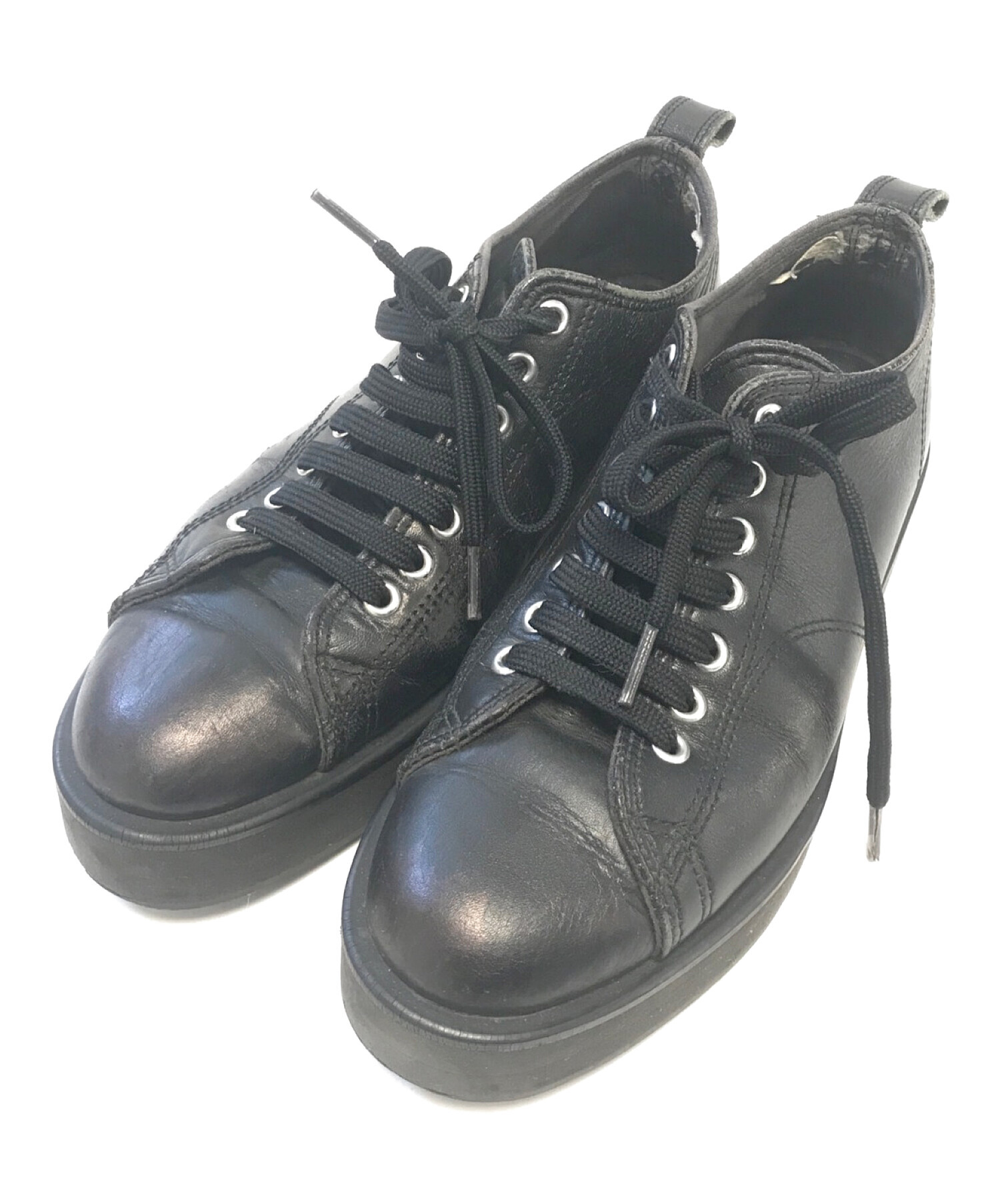 中古・古着通販】COMME des GARCONS (コムデギャルソン) スニーカー ブラック サイズ:24㎝｜ブランド・古着通販  トレファク公式【TREFAC FASHION】スマホサイト