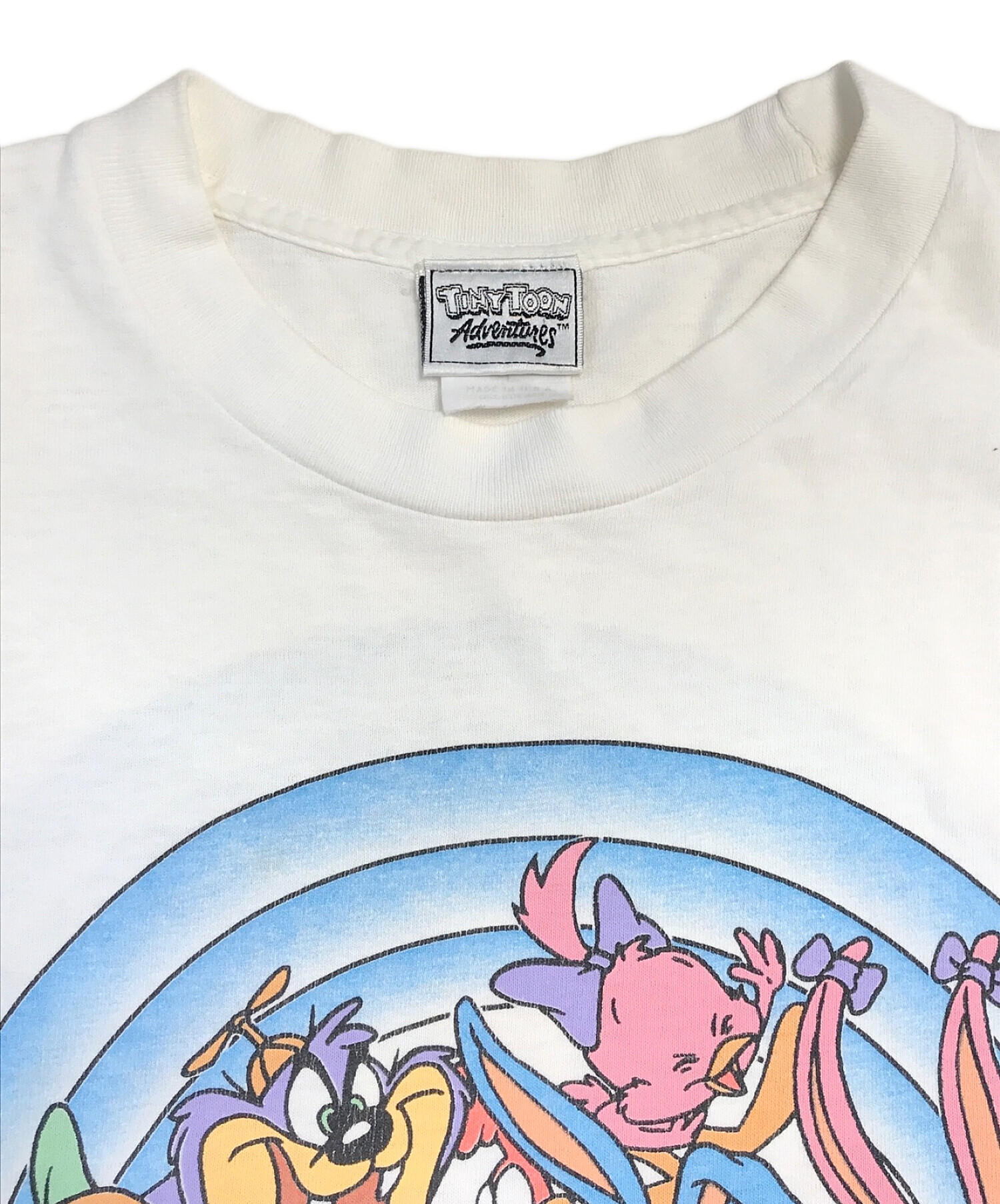 TINY TOON (タイニー・トゥーンズ) Tシャツ ホワイト サイズ:L