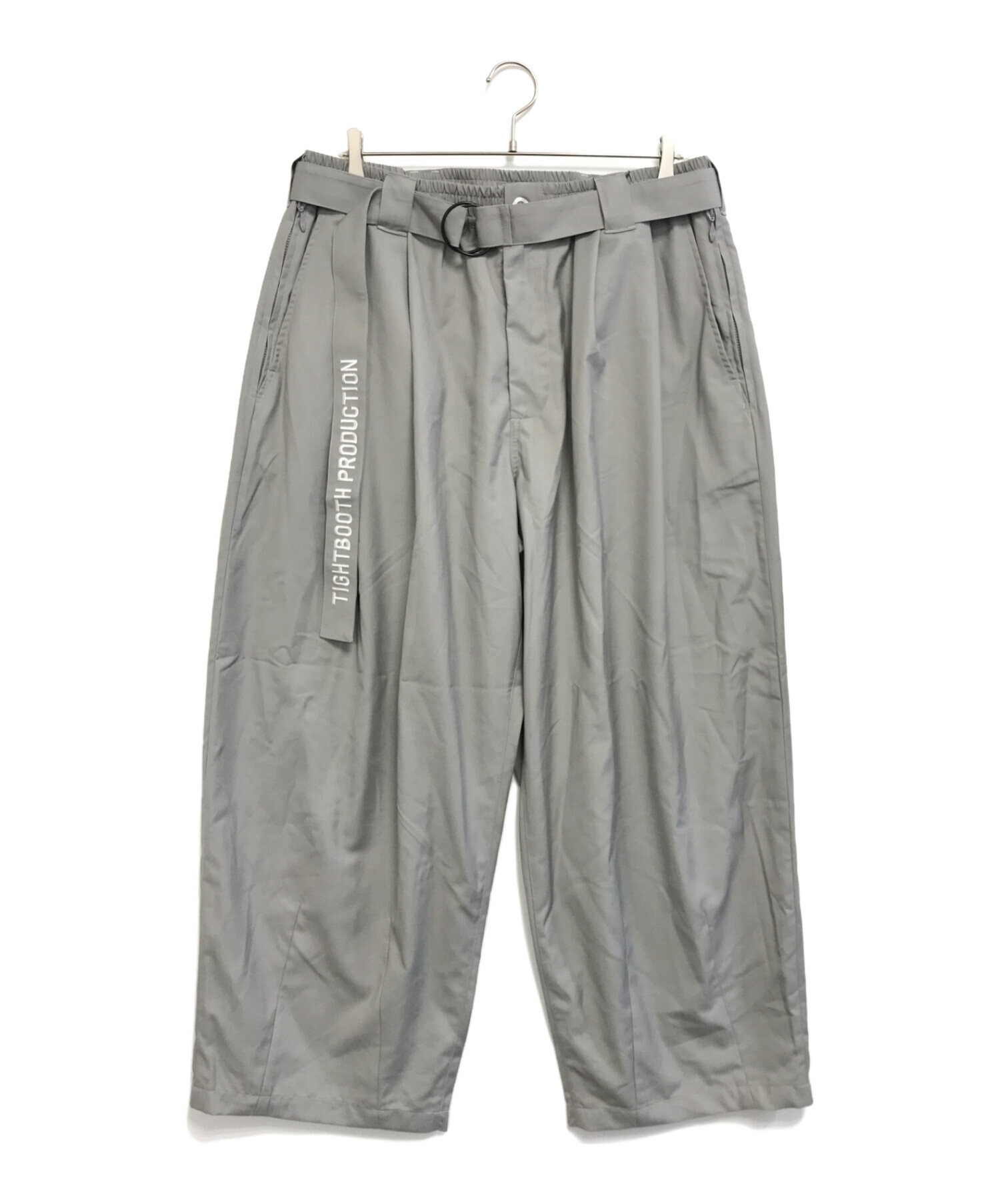 TIGHTBOOTH PRODUCTION (タイトブースプロダクション) BAGGY SLACKS グレー サイズ:XL 未使用品