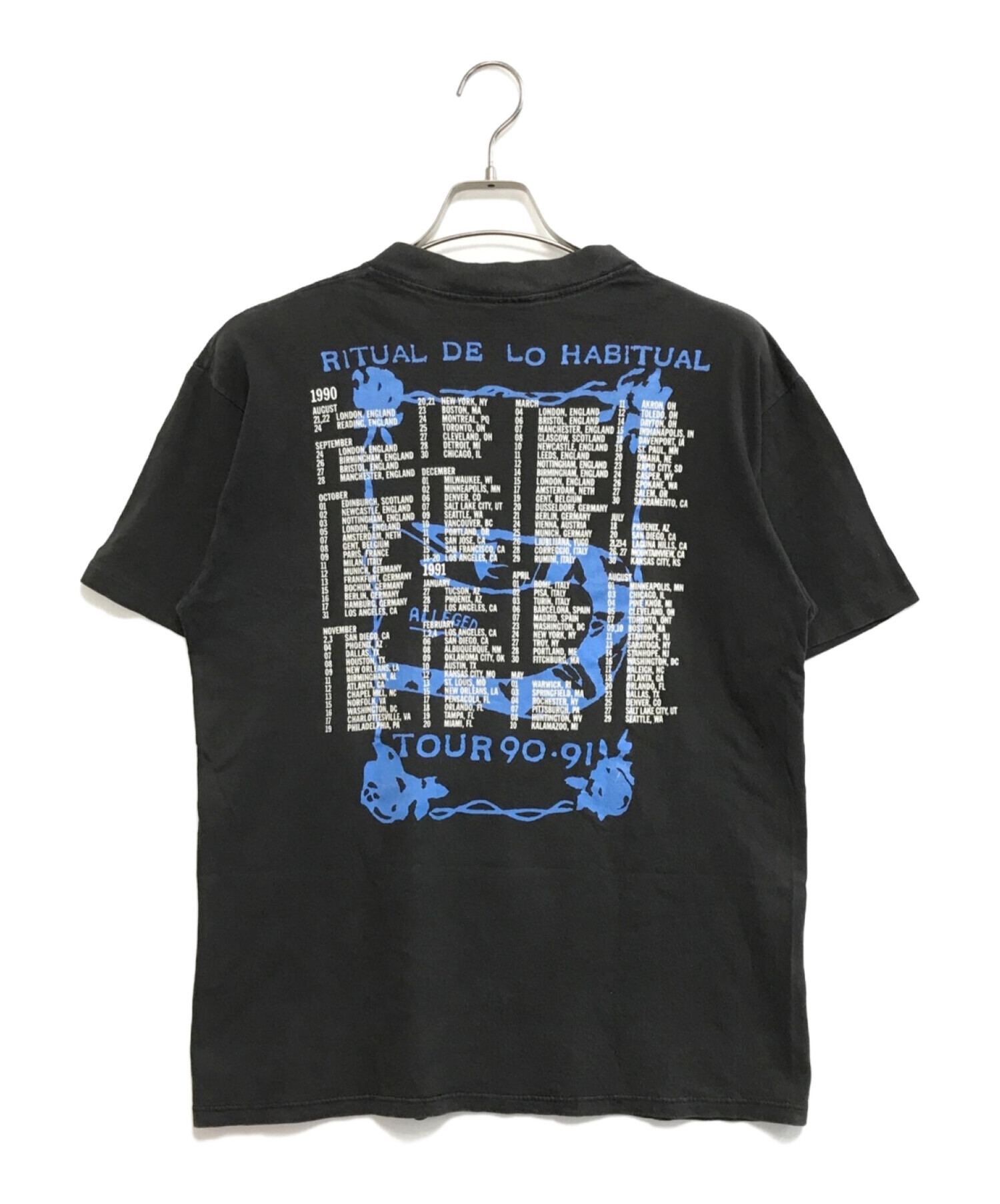 中古・古着通販】バンドTシャツ (バンドTシャツ) Jane's Addiction（ジェーンズ・アディクション） 90s バンドTシャツ ブラック  サイズ:L｜ブランド・古着通販 トレファク公式【TREFAC FASHION】スマホサイト