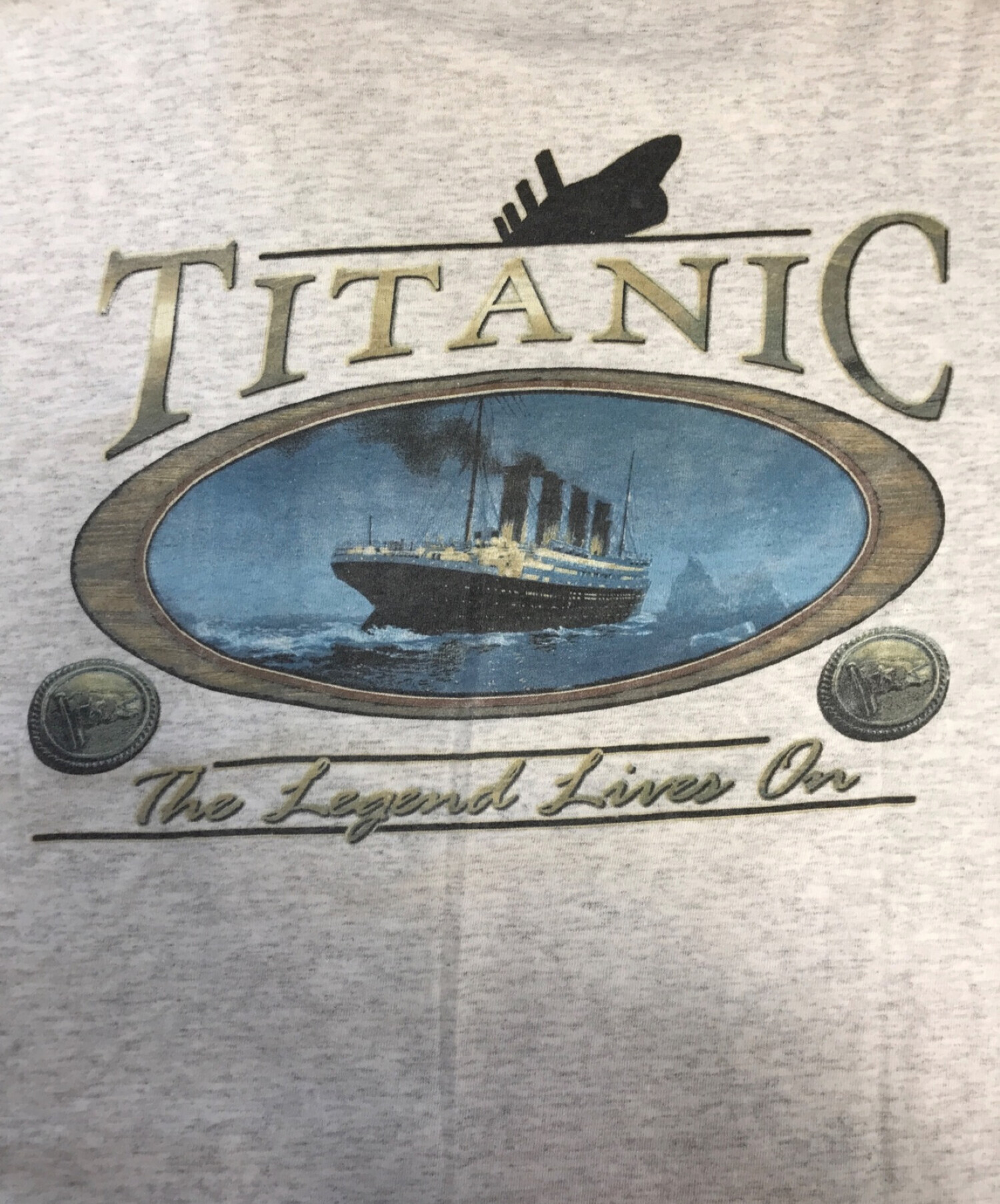 中古・古着通販】ムービーTシャツ (ムービーTシャツ) 90s TITANICT(タイタニック) シャツ グレー サイズ:XL｜ブランド・古着通販  トレファク公式【TREFAC FASHION】スマホサイト