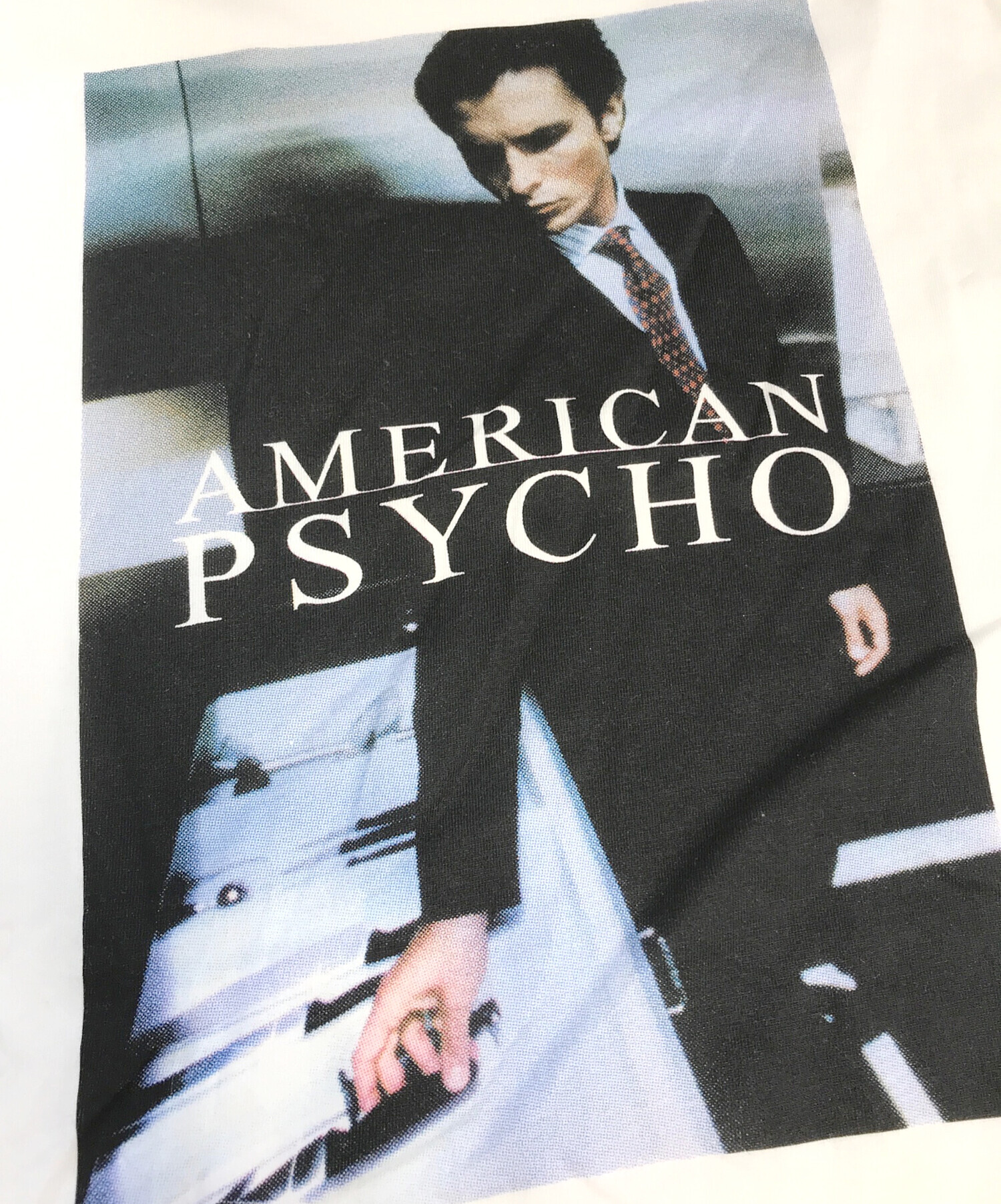 中古・古着通販】ムービーTシャツ (ムービーTシャツ) 90s AMERICAN PSYCO(アメリカンサイコ) ムービーtシャツ ホワイト  サイズ:Free｜ブランド・古着通販 トレファク公式【TREFAC FASHION】スマホサイト