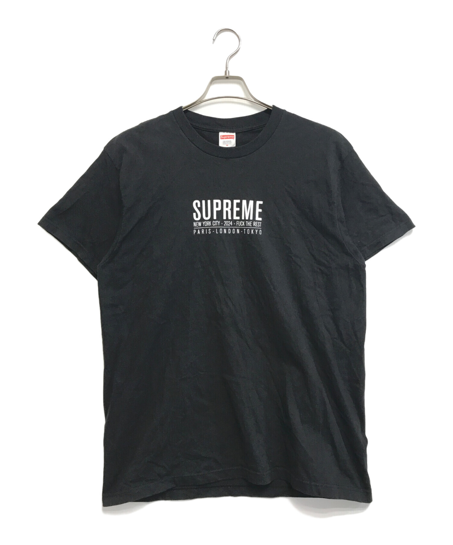 SUPREME (シュプリーム) Paris Tee Black ブラック サイズ:M