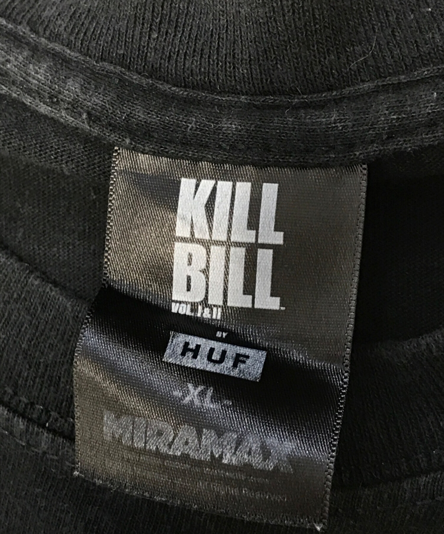 中古・古着通販】HUF (ハフ) KILL BILL (キル・ビル) Tシャツ ブラック サイズ:XL｜ブランド・古着通販  トレファク公式【TREFAC FASHION】スマホサイト