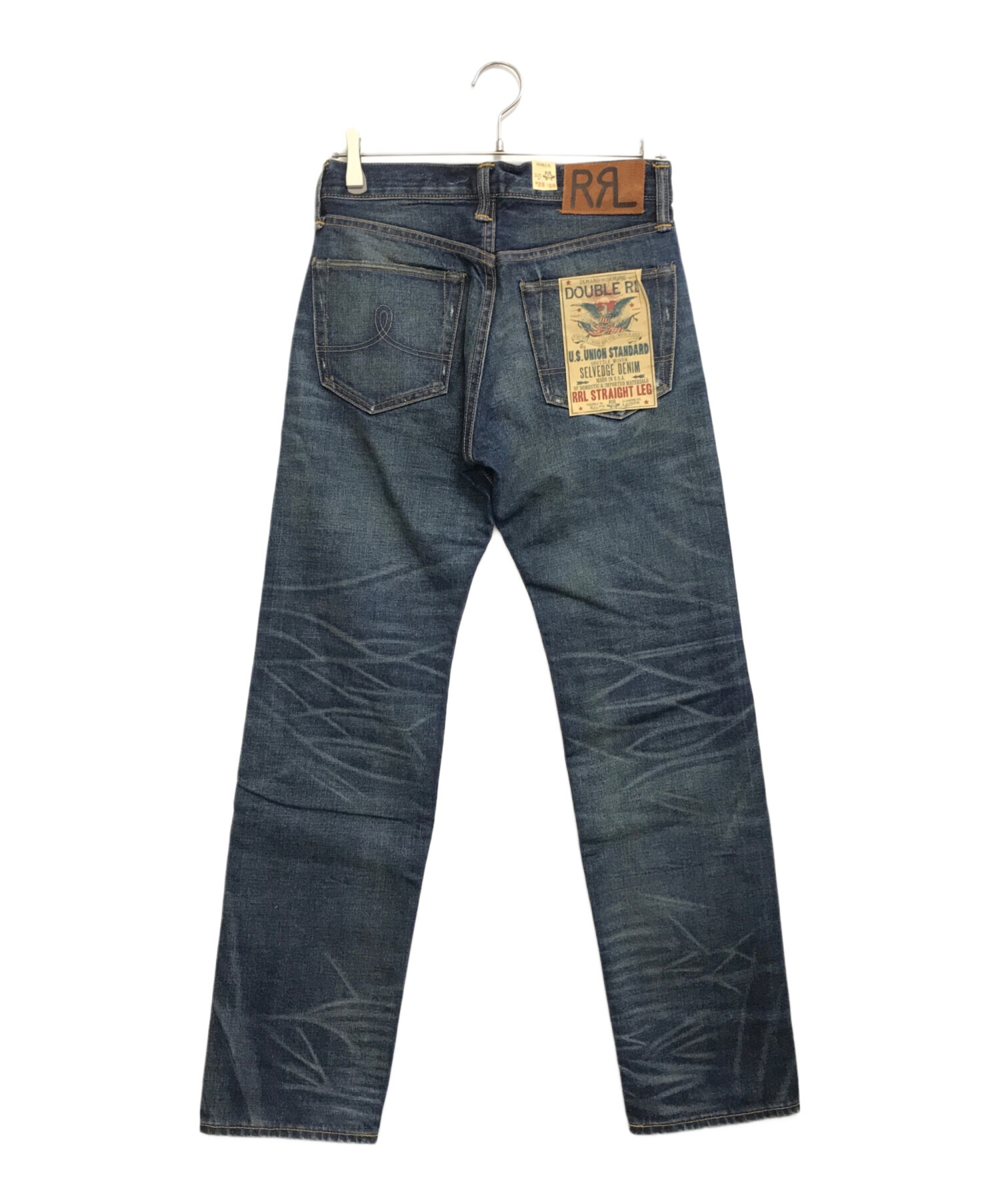 中古・古着通販】RRL (ダブルアールエル) ストレート フィット Hawley セルビッジ ジーンズ ブルー サイズ:W28×L30  未使用品｜ブランド・古着通販 トレファク公式【TREFAC FASHION】スマホサイト