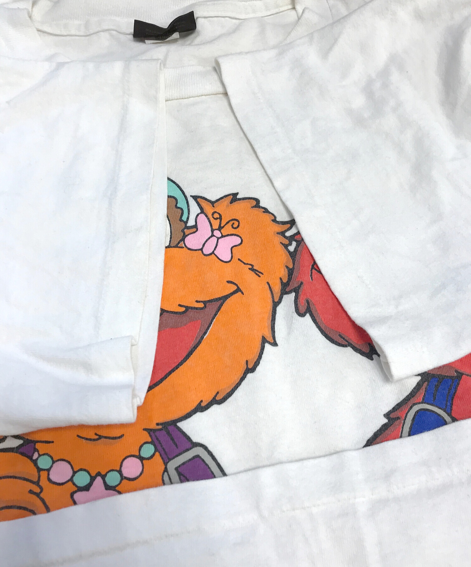 中古・古着通販】キャラクターTシャツ (キャラクターTシャツ) 90s セサミストリート Tシャツ ホワイト サイズ:M｜ブランド・古着通販  トレファク公式【TREFAC FASHION】スマホサイト