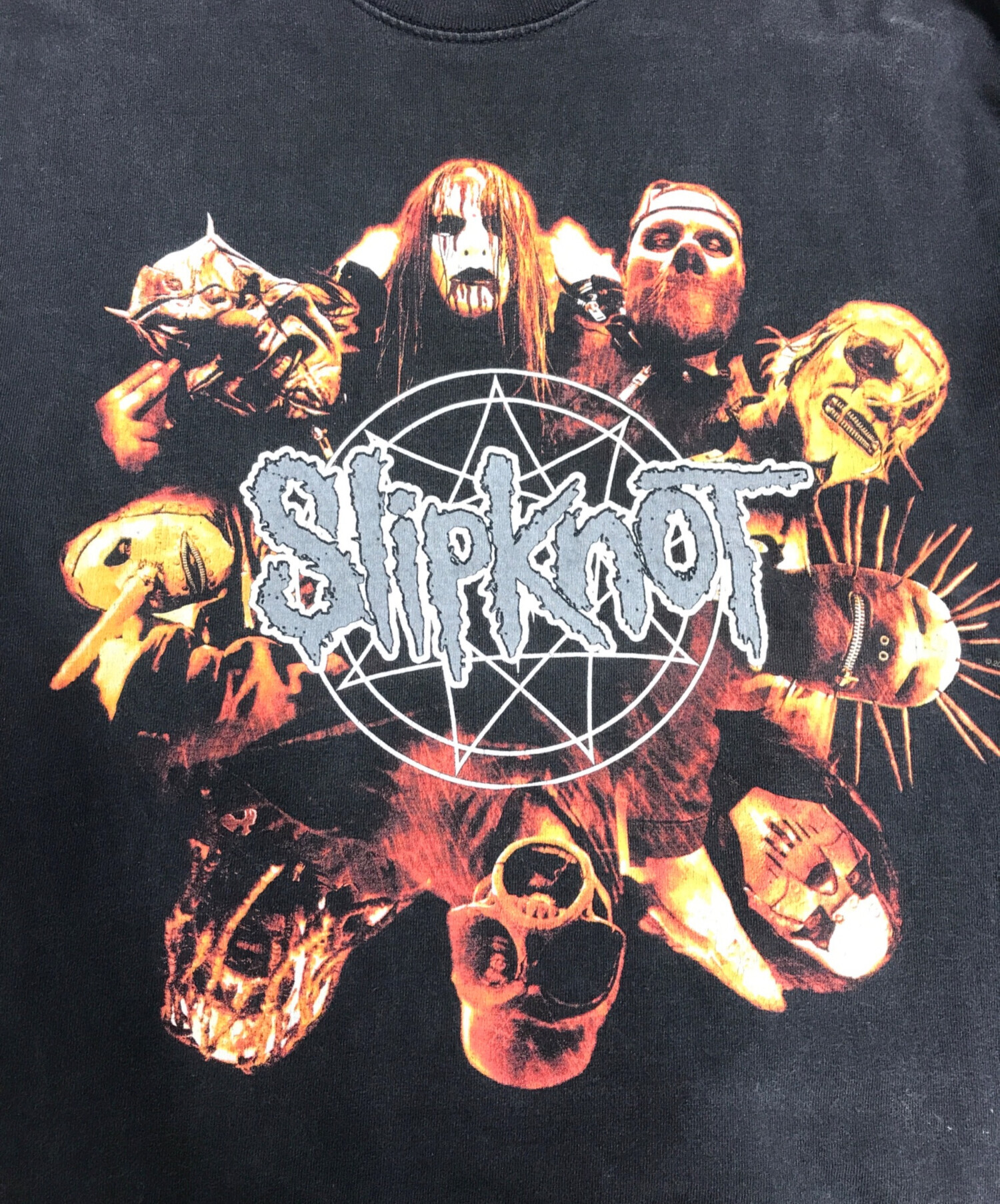 中古・古着通販】バンドTシャツ (バンドTシャツ) 00s slipknot(スリップノット) バンドTシャツ ブラック  サイズ:L(44)｜ブランド・古着通販 トレファク公式【TREFAC FASHION】スマホサイト