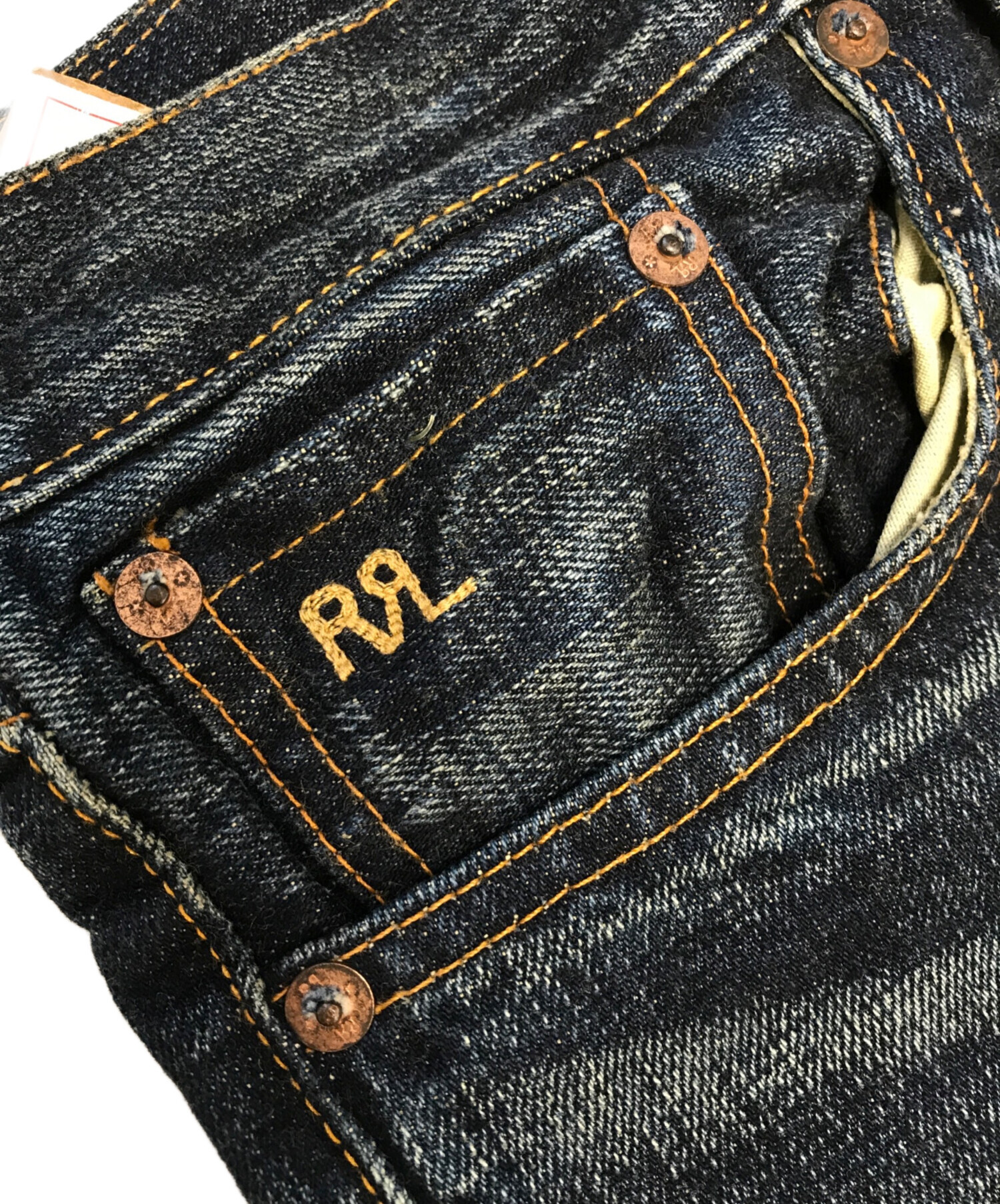 中古・古着通販】RRL (ダブルアールエル) ハイ スリムフィットセルビッジジーンズ インディゴ サイズ:W28×L30 未使用品｜ブランド・古着通販  トレファク公式【TREFAC FASHION】スマホサイト