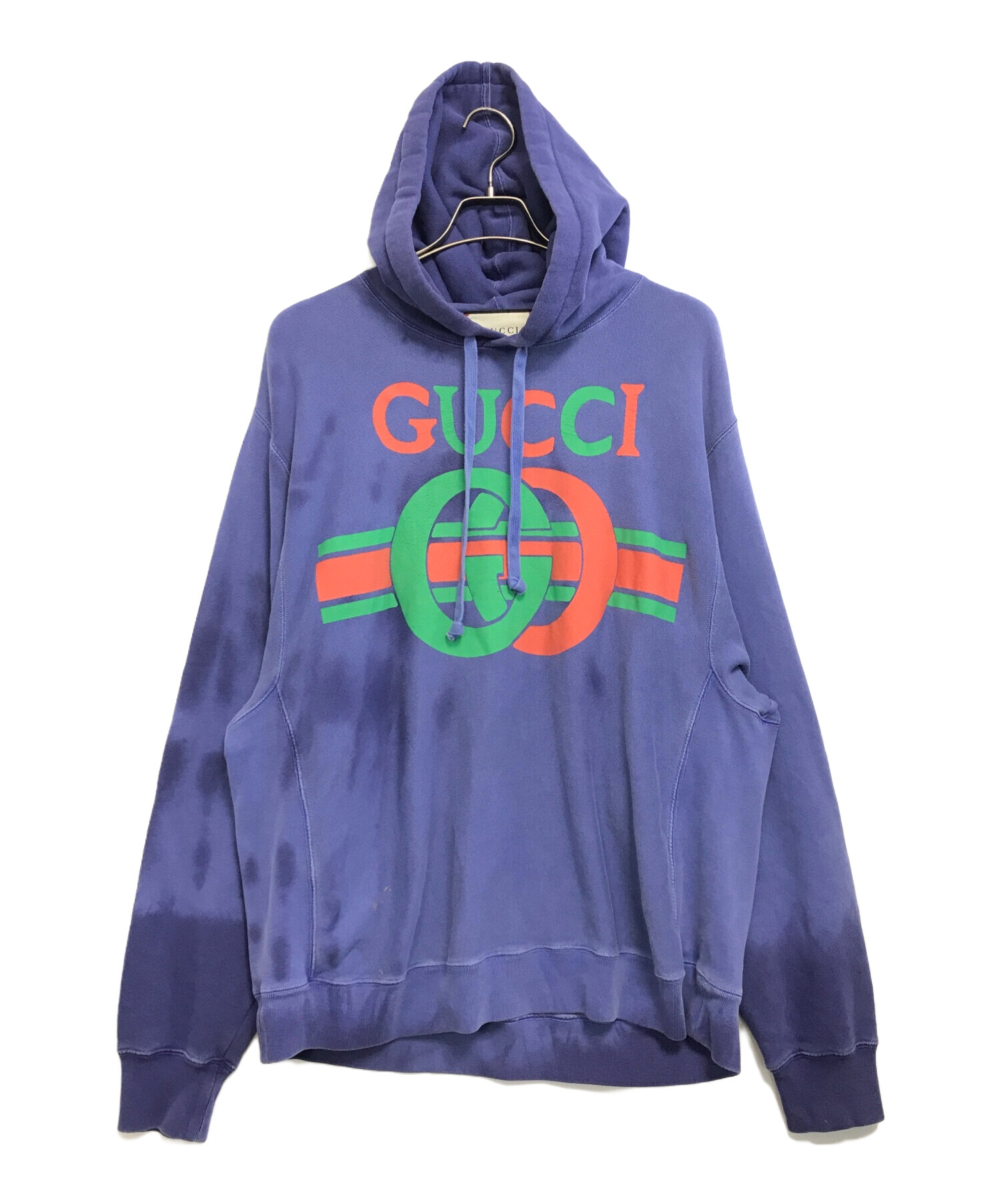 中古・古着通販】GUCCI (グッチ) インターロッキングGプリントパーカー パープル サイズ:XS｜ブランド・古着通販 トレファク公式【TREFAC  FASHION】スマホサイト