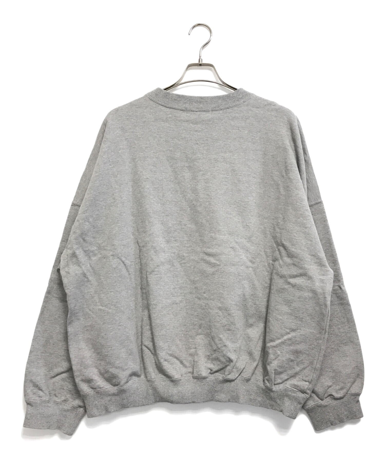 TTT MSW (ティー) College logo crew neck sweat グレー サイズ:L