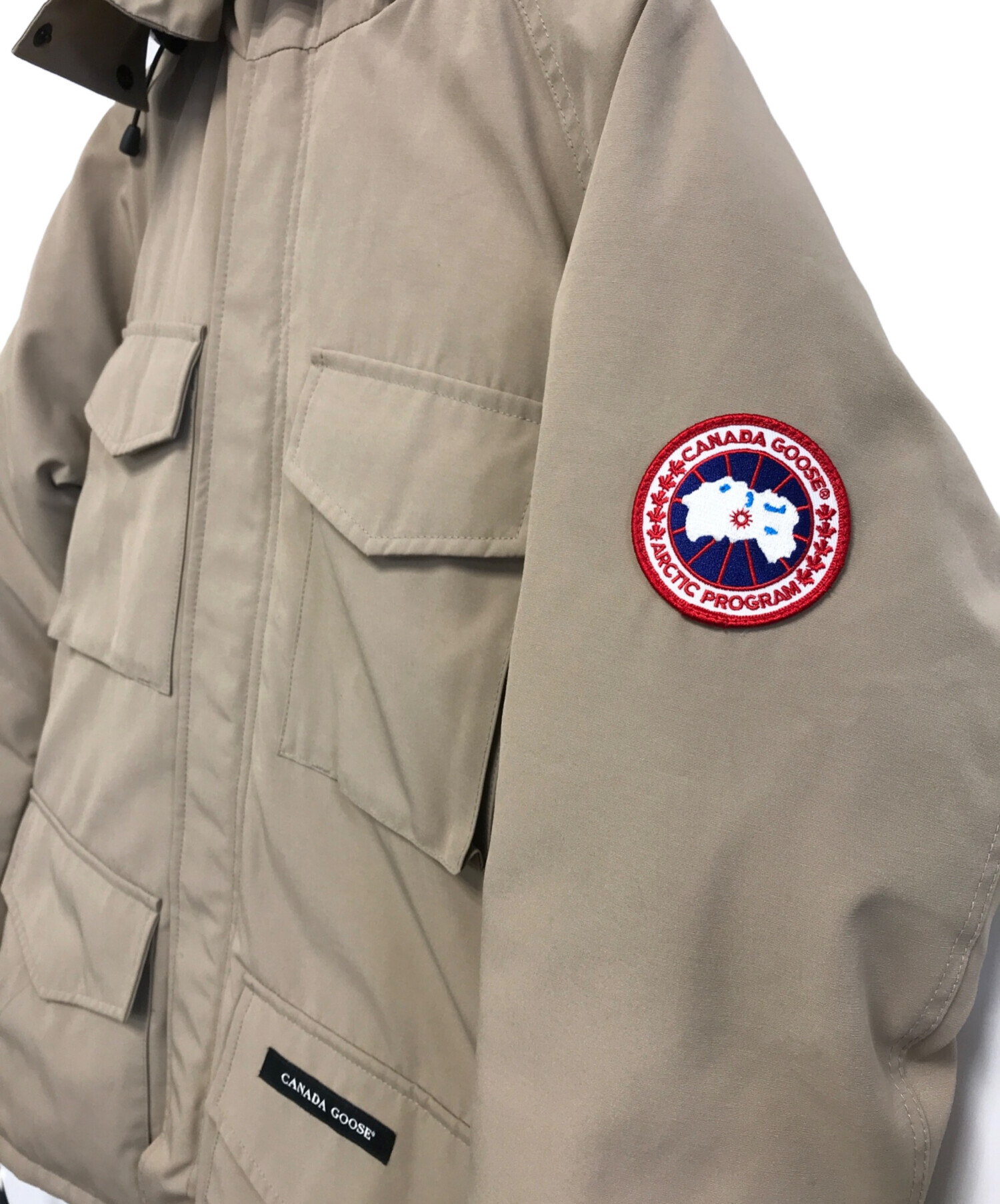 CANADA GOOSE (カナダグース) カムループスダウンジャケット ベージュ サイズ:Ｓ