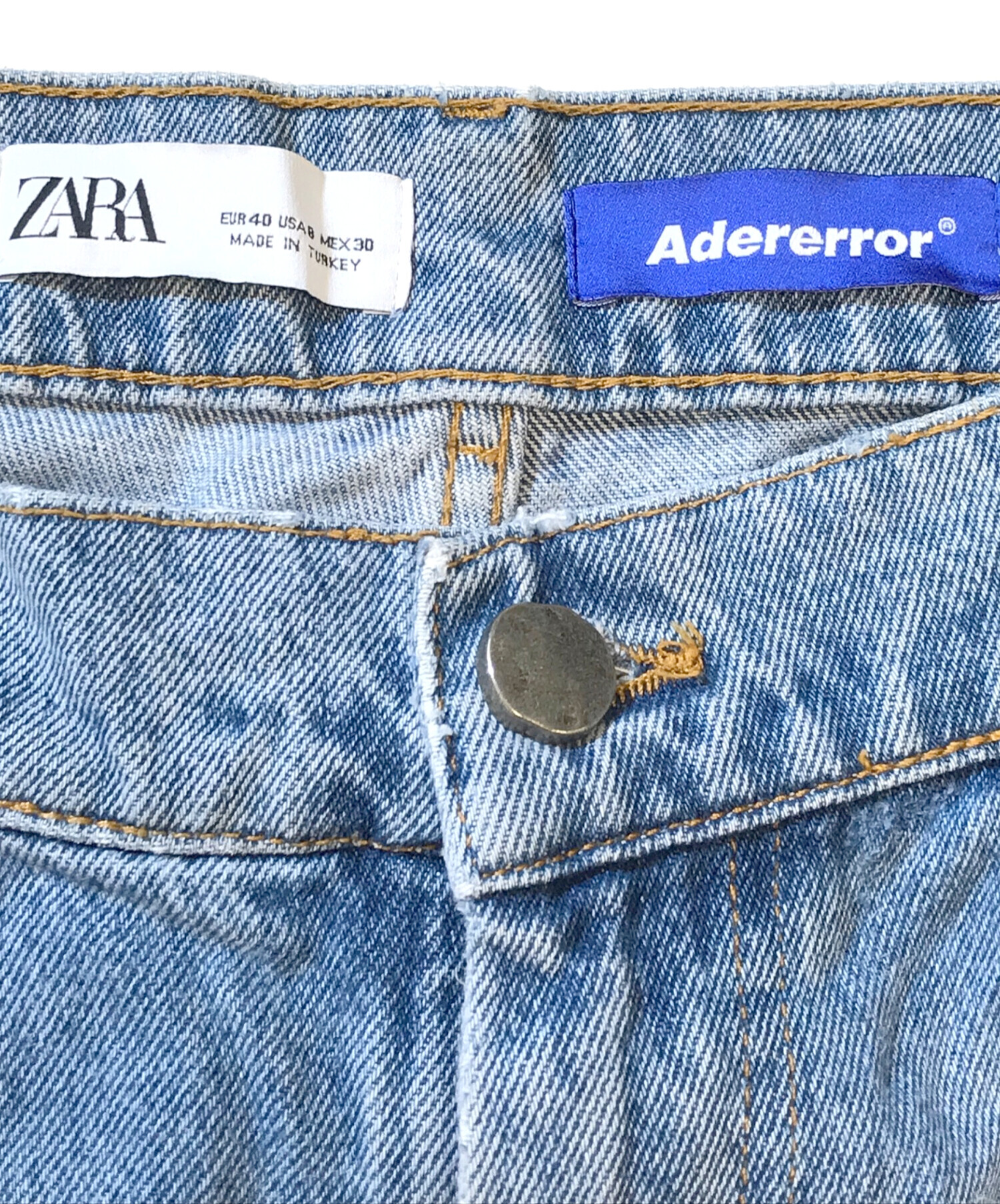 中古・古着通販】ADER error (アーダーエラー) ZARA (ザラ) ダメージ加工デニムパンツ インディゴ  サイズ:EUR40/USA8/MEX30｜ブランド・古着通販 トレファク公式【TREFAC FASHION】スマホサイト