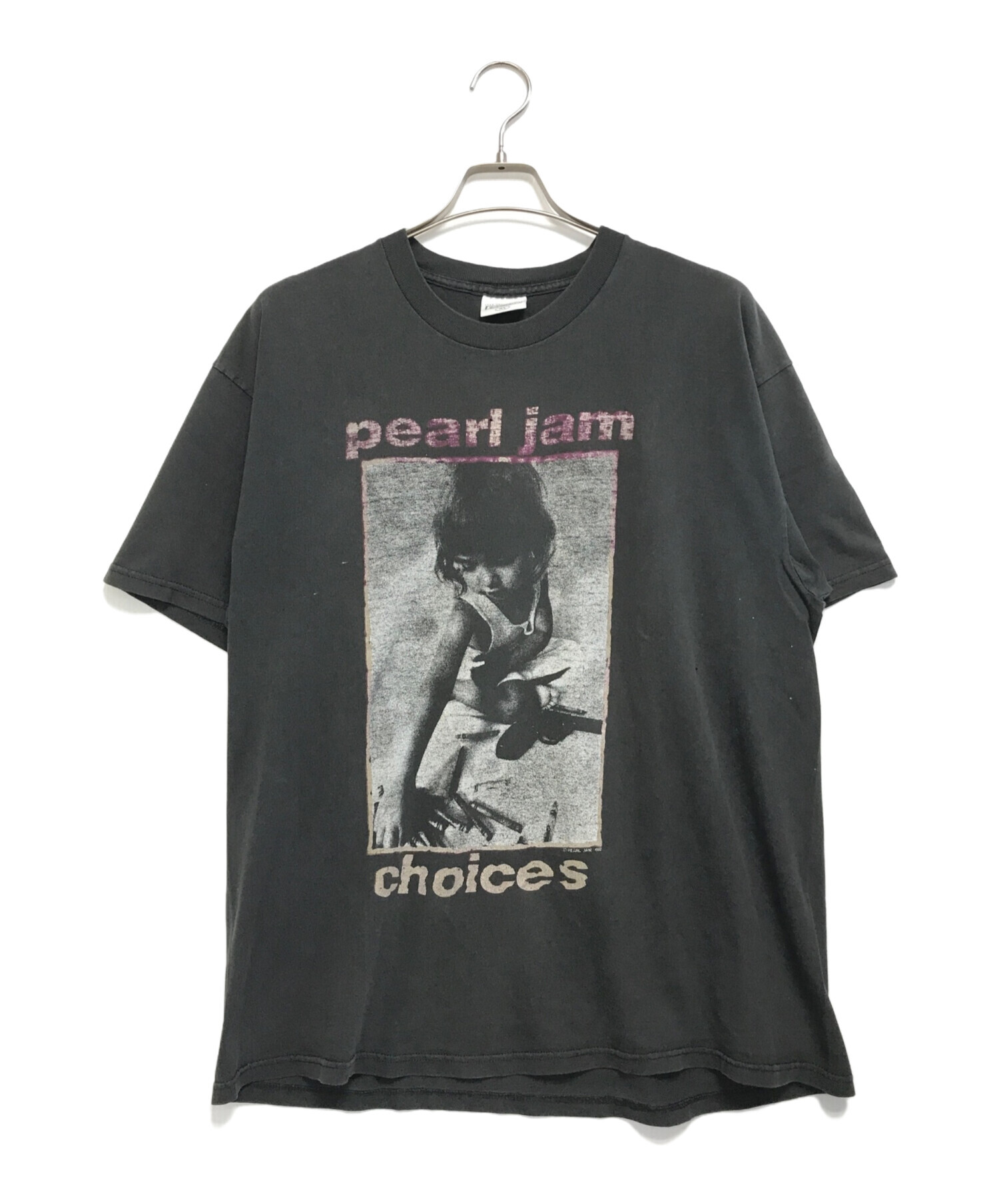 中古・古着通販】バンドTシャツ (バンドTシャツ) 90s PEARL JAM(パールジャム) バンドTシャツ ブラック  サイズ:XL｜ブランド・古着通販 トレファク公式【TREFAC FASHION】スマホサイト