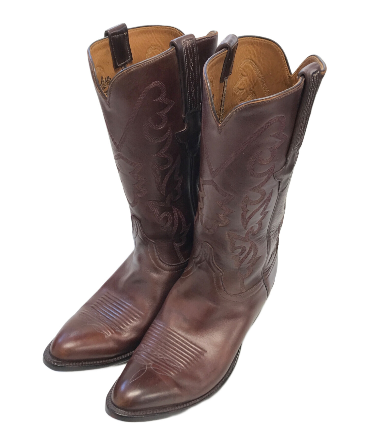 中古・古着通販】LUCCHESE (ルケーシー) ウェスタンブーツ ブラウン サイズ:8｜ブランド・古着通販 トレファク公式【TREFAC  FASHION】スマホサイト