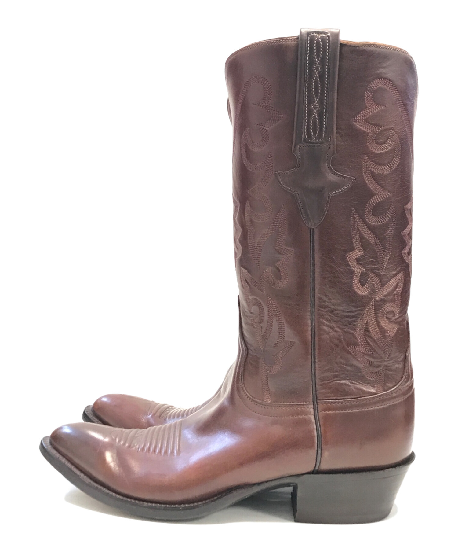 中古・古着通販】LUCCHESE (ルケーシー) ウェスタンブーツ ブラウン サイズ:8｜ブランド・古着通販 トレファク公式【TREFAC  FASHION】スマホサイト