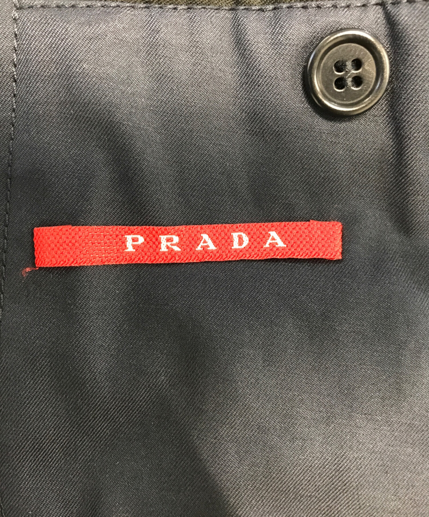 中古・古着通販】PRADA (プラダ) 2Bテーラードジャケット ネイビー サイズ:46｜ブランド・古着通販 トレファク公式【TREFAC  FASHION】スマホサイト