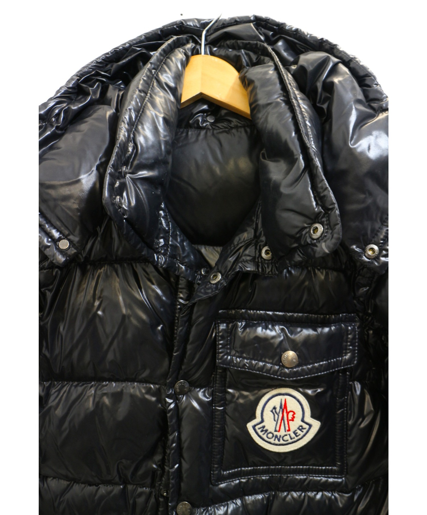 MONCLER (モンクレール) ダウンジャケット ブラック サイズ:0 K2