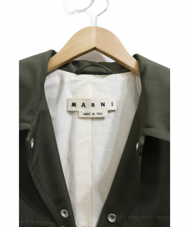 MARNI (マルニ) デザインカバーオール カーキ サイズ:48 M05AM0070 S48001