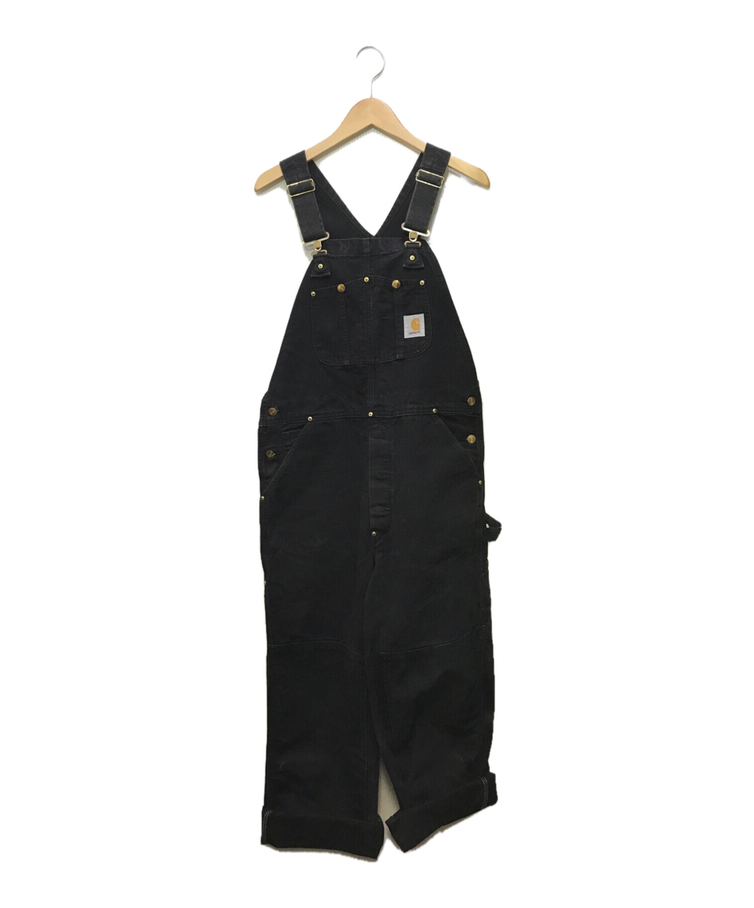 中古・古着通販】CarHartt (カーハート) オーバーオール ブラック