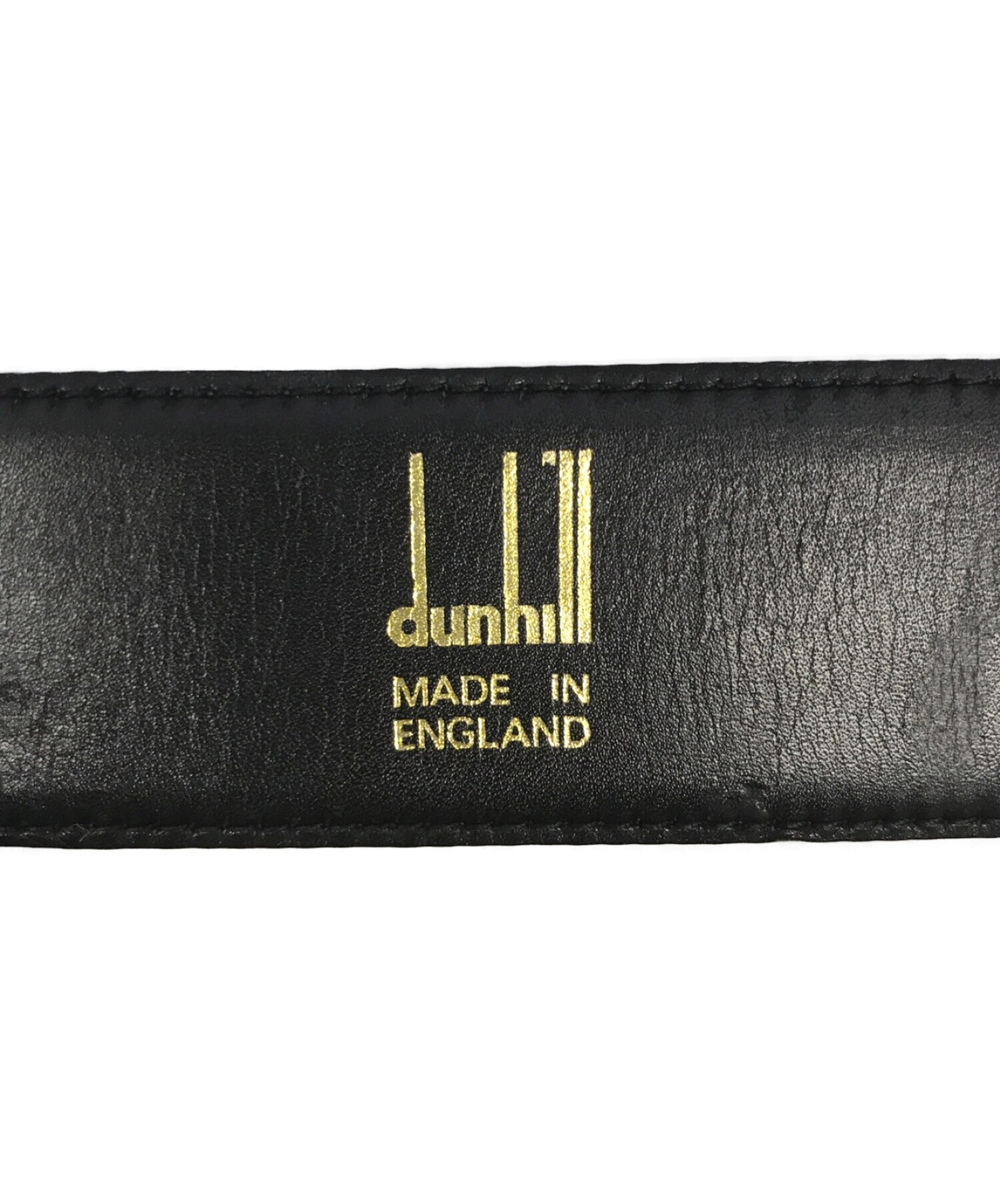 中古・古着通販】dunhill (ダンヒル) レザーベルト ブラック｜ブランド