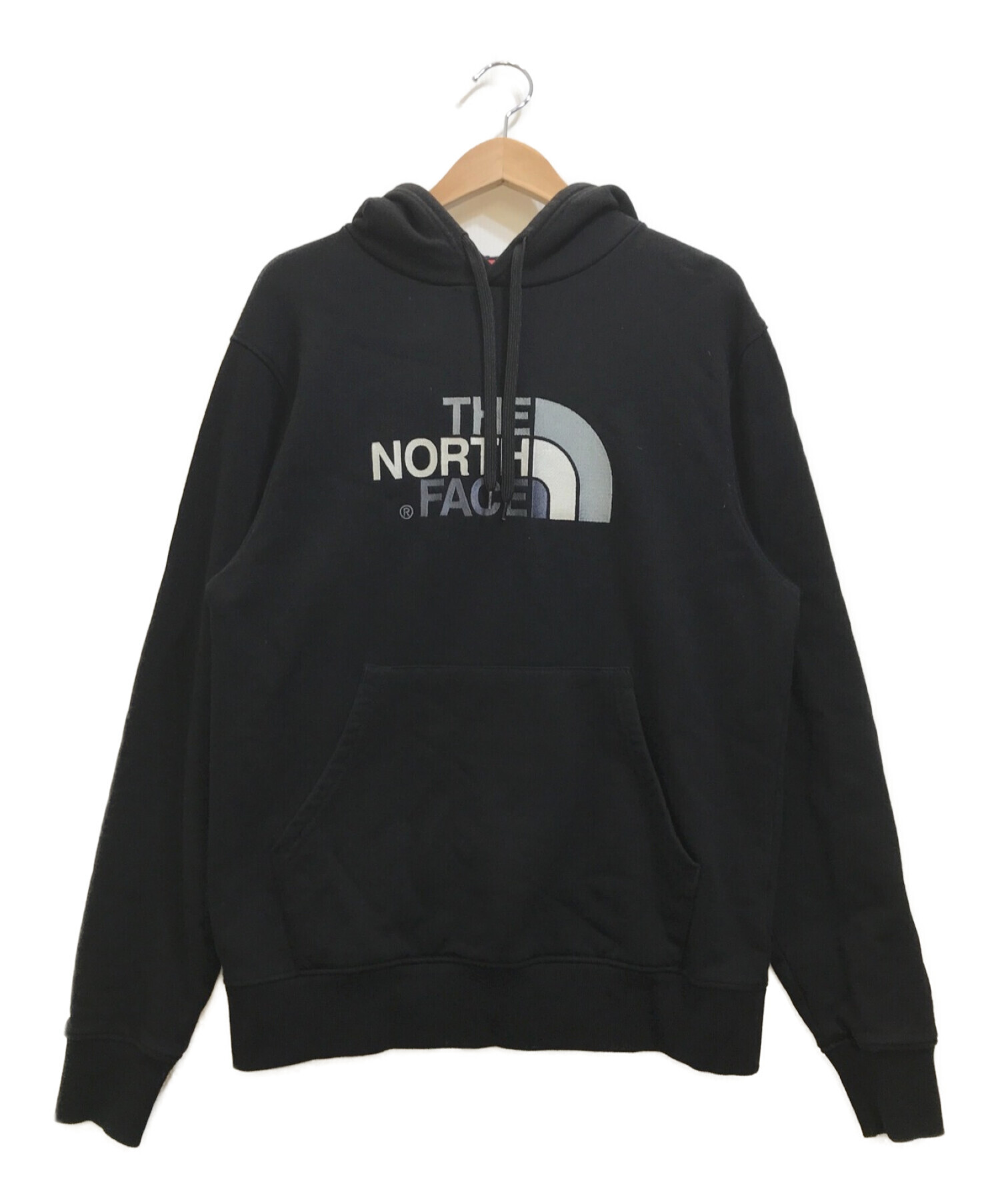 【Lサイズ】新品 パーカー ノースフェイス North face ブラック ロゴ
