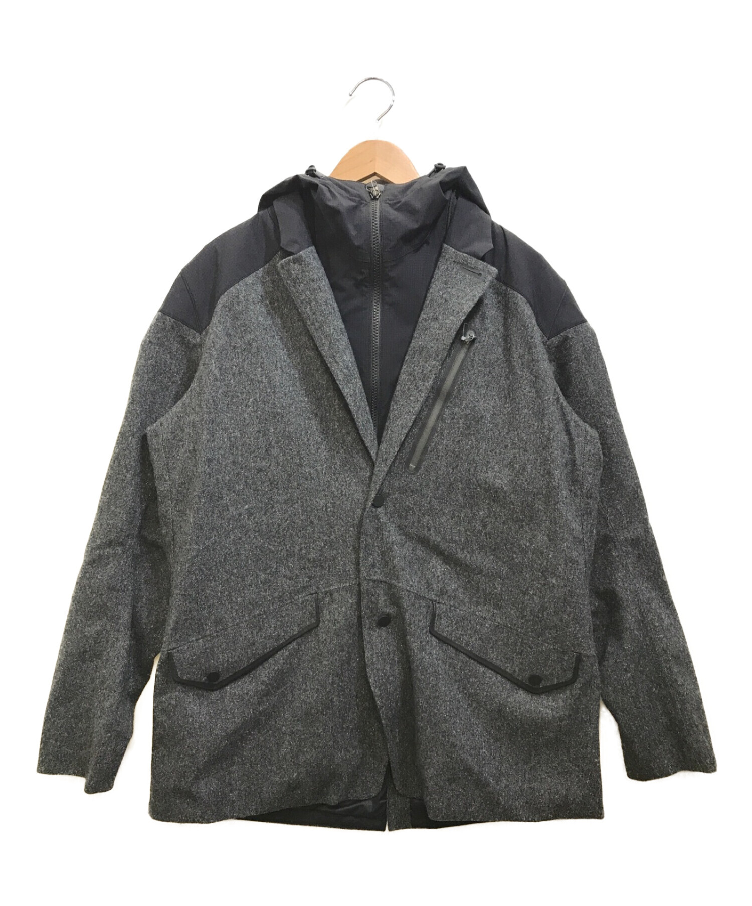 PHENIX (フェニックス) Rainfall 2L Jacket グレー×ブラック サイズ:XL 未使用品