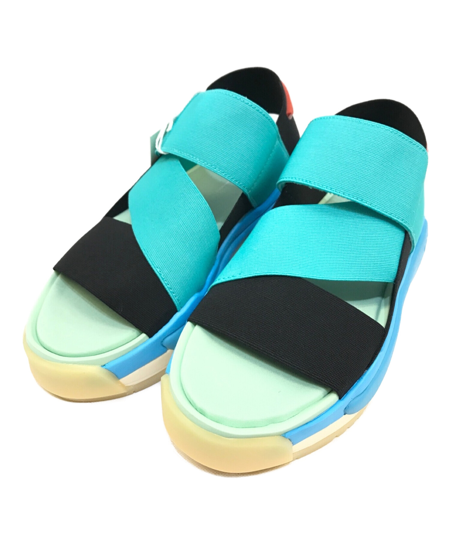 中古・古着通販】Y-3 (ワイスリー) HOKORI SANDALS ブルー サイズ:26