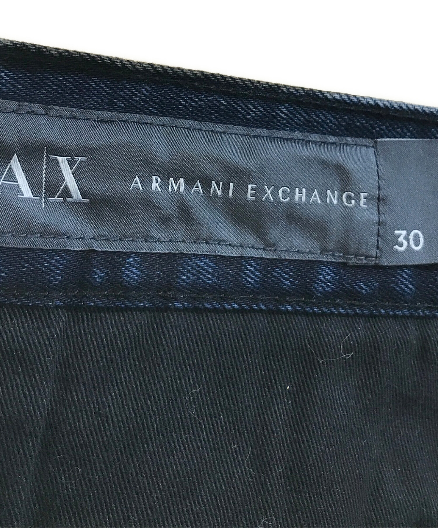ARMANI EXCHANGE (アルマーニ エクスチェンジ) デニムジョガーパンツ インディゴ サイズ:W30