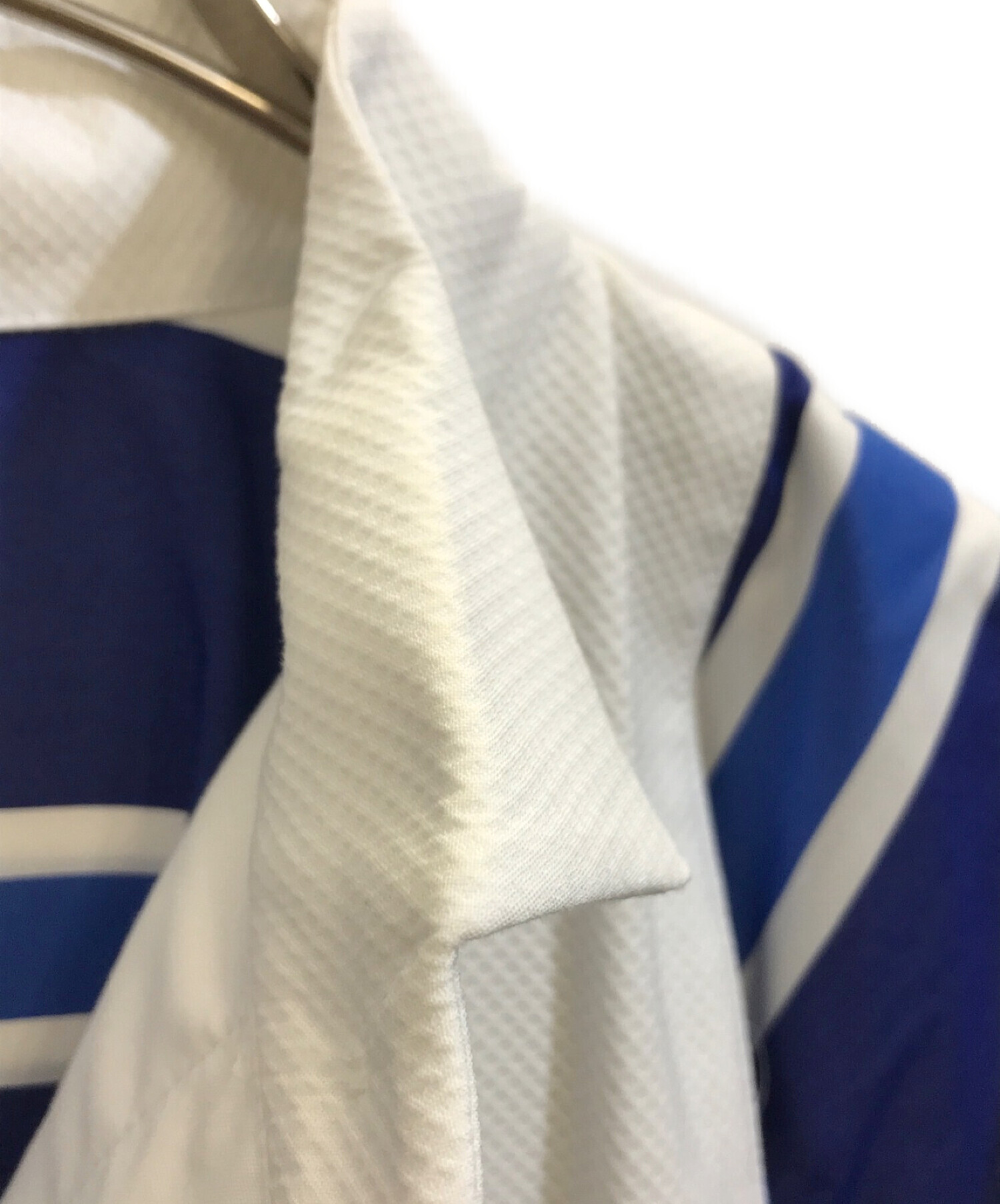 sacai (サカイ) ストライプシャツワンピース ブルー サイズ:1