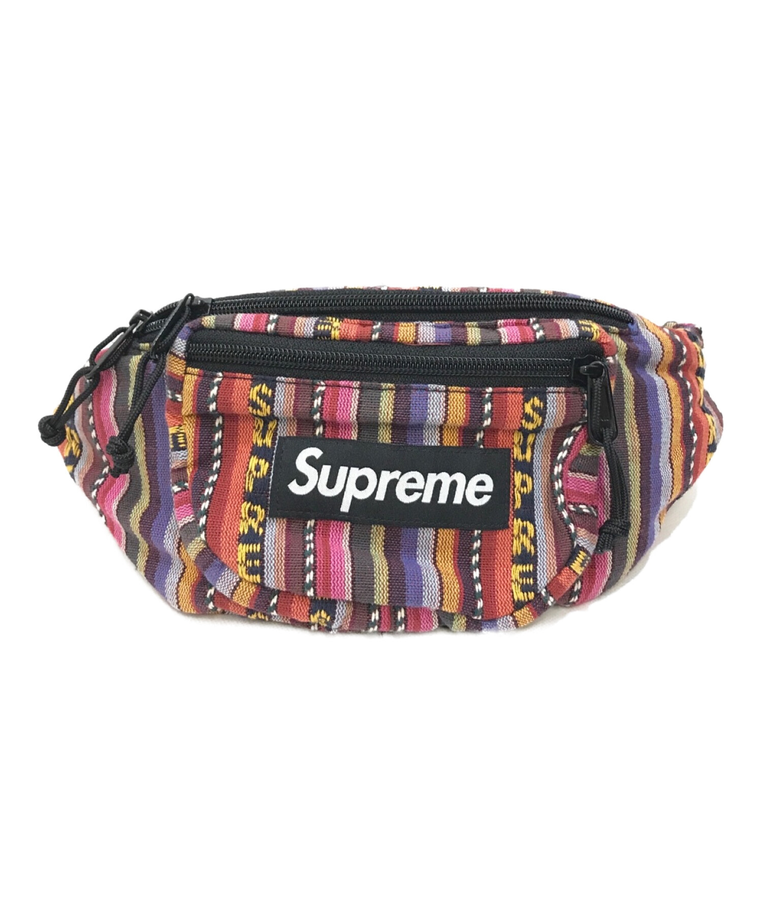 中古・古着通販】Supreme (シュプリーム) Woven Stripe Waist Bag