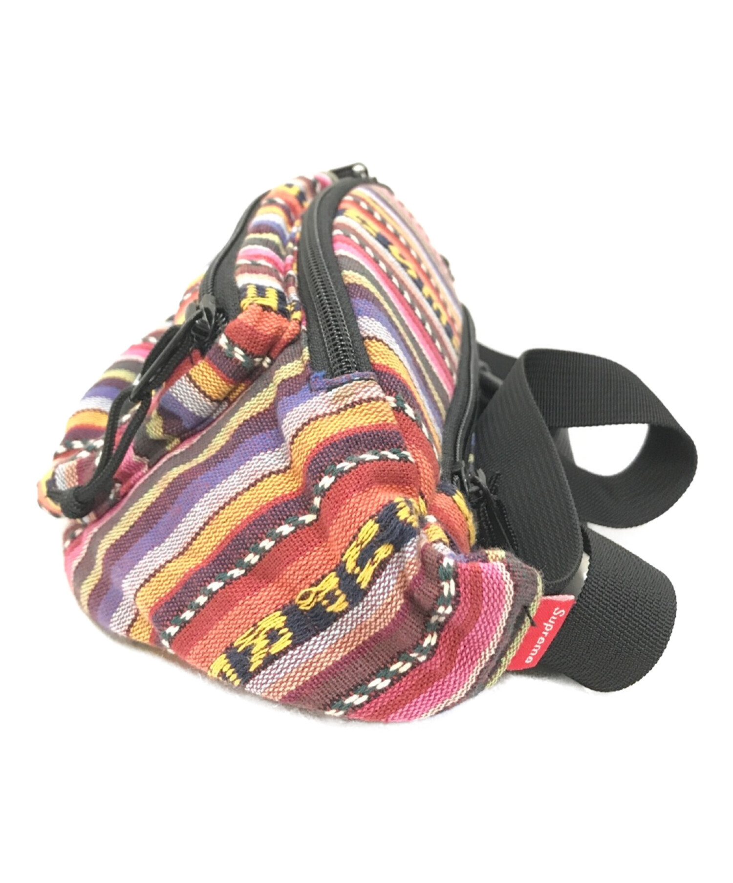 中古・古着通販】Supreme (シュプリーム) Woven Stripe Waist Bag