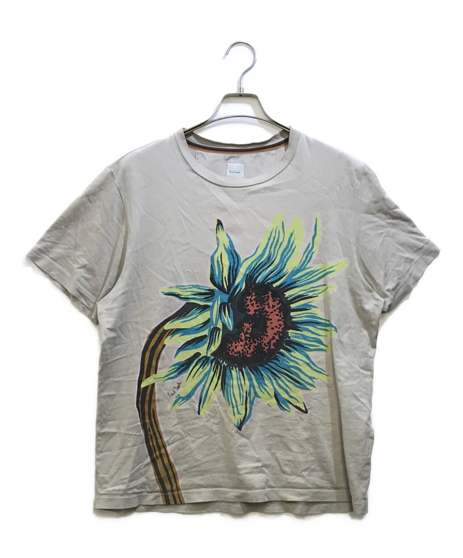 PAUL SMITH (ポールスミス) SunflowerプリントTシャツ ベージュ サイズ:L